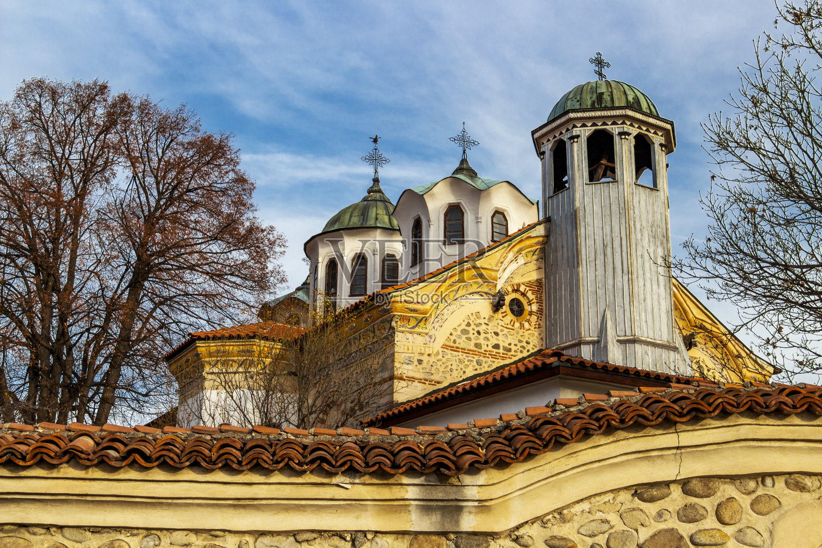 保加利亚萨莫科夫的圣尼古拉斯教堂照片摄影图片