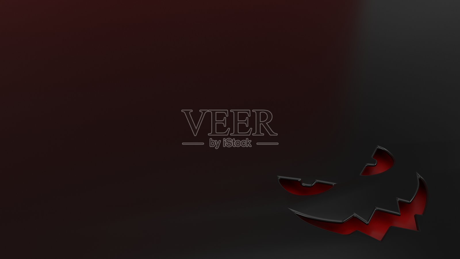 3D万圣节背景与南瓜照片摄影图片