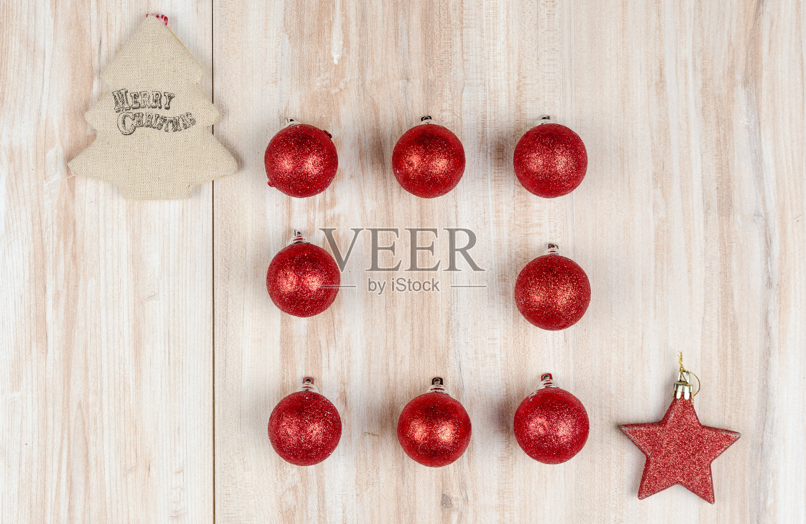 圣诞装饰木背景照片摄影图片