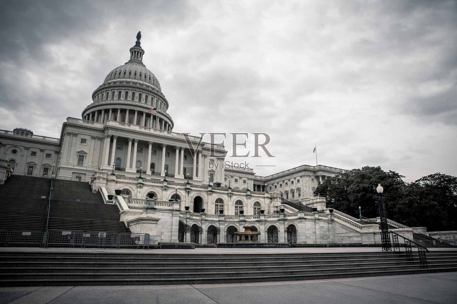 黑暗政府:美国国会大厦照片摄影图片