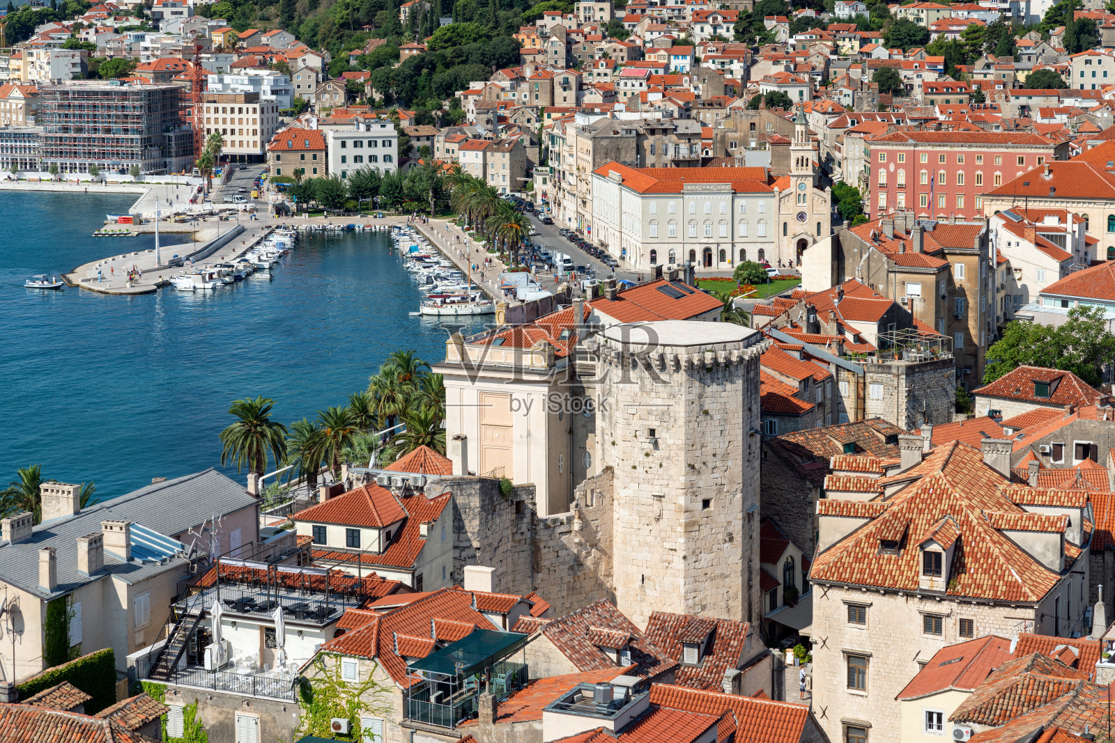 历史古城斯普利特,克罗地亚照片摄影图片