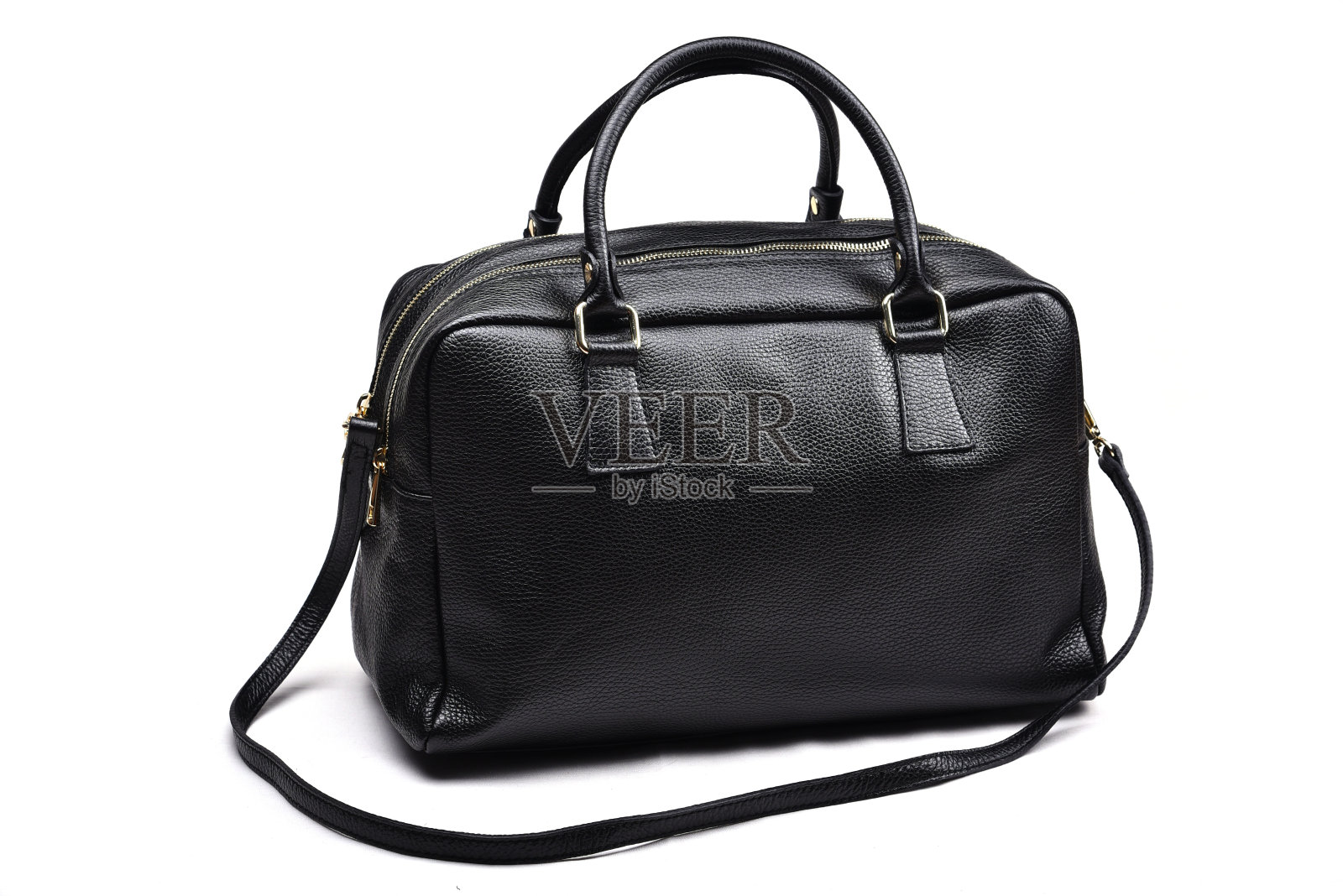 都市风格孤立的黑人手袋照片摄影图片