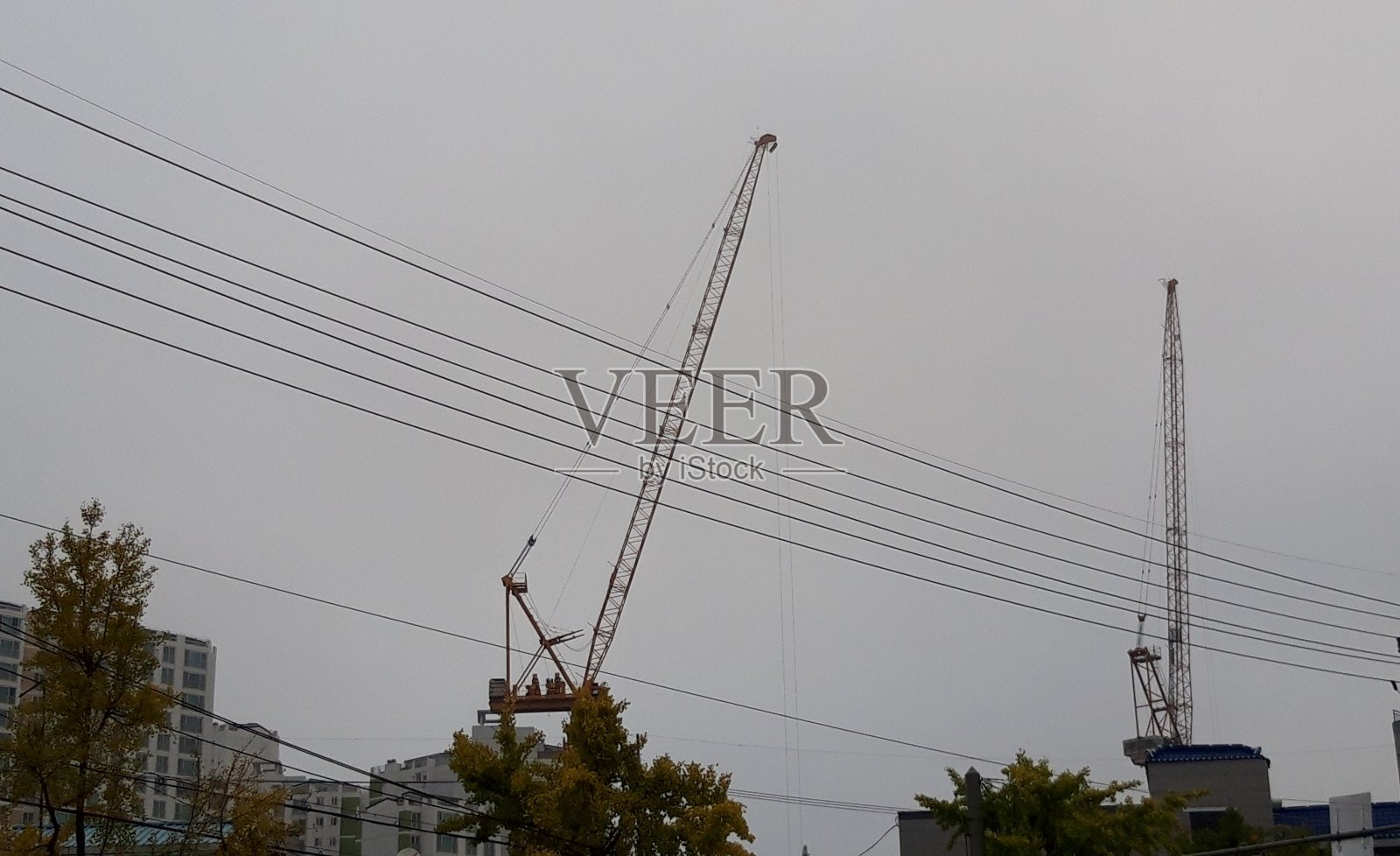 房屋的建筑工地照片摄影图片