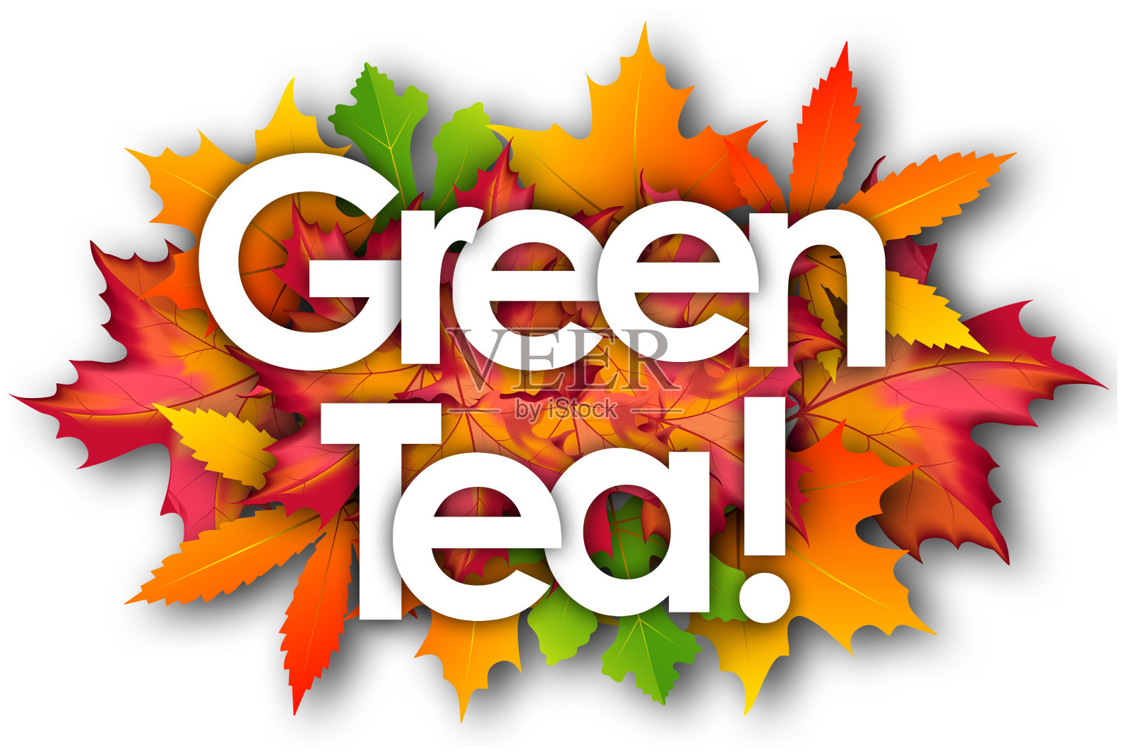 绿茶插画图片素材