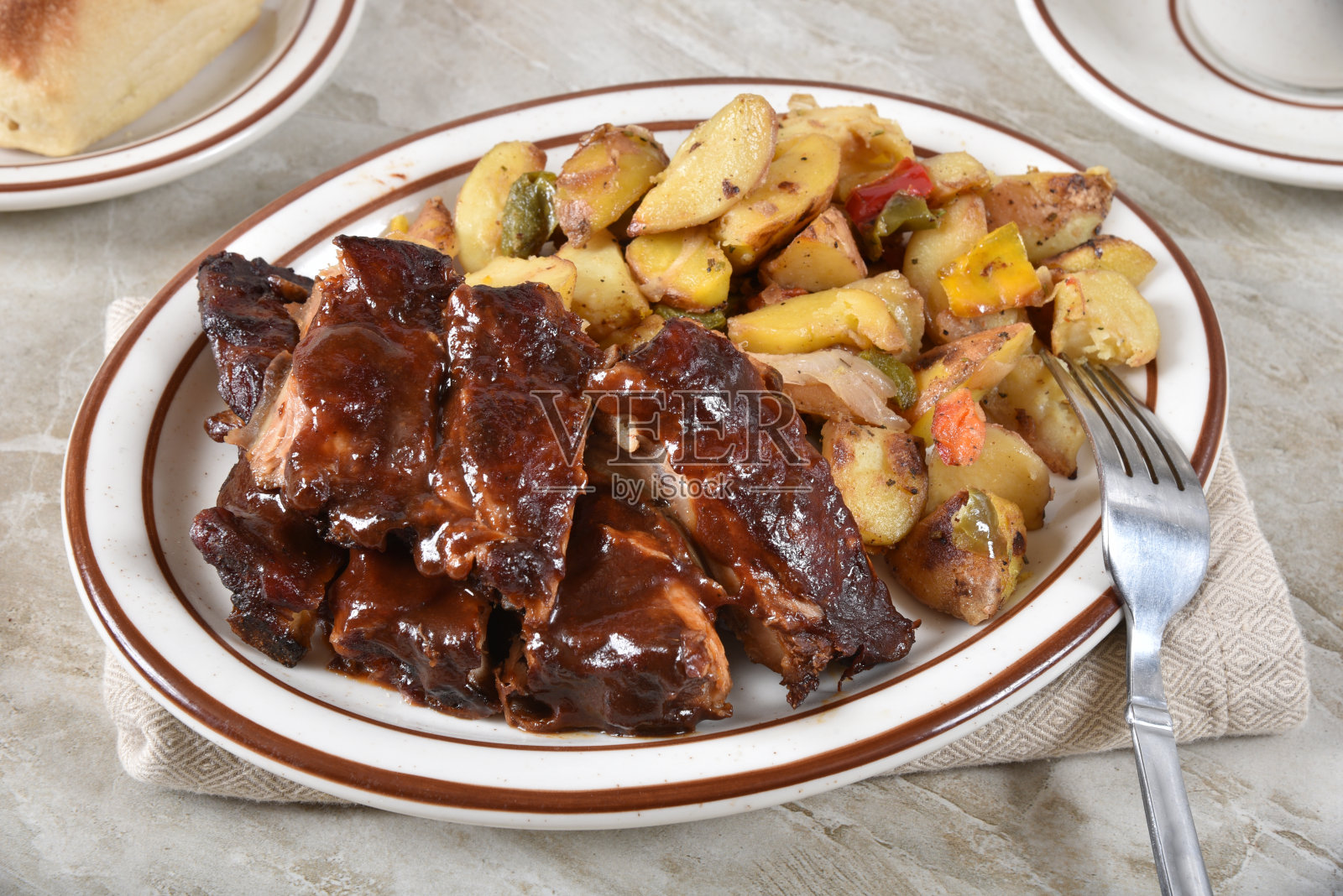 美食烧烤肋排晚餐照片摄影图片