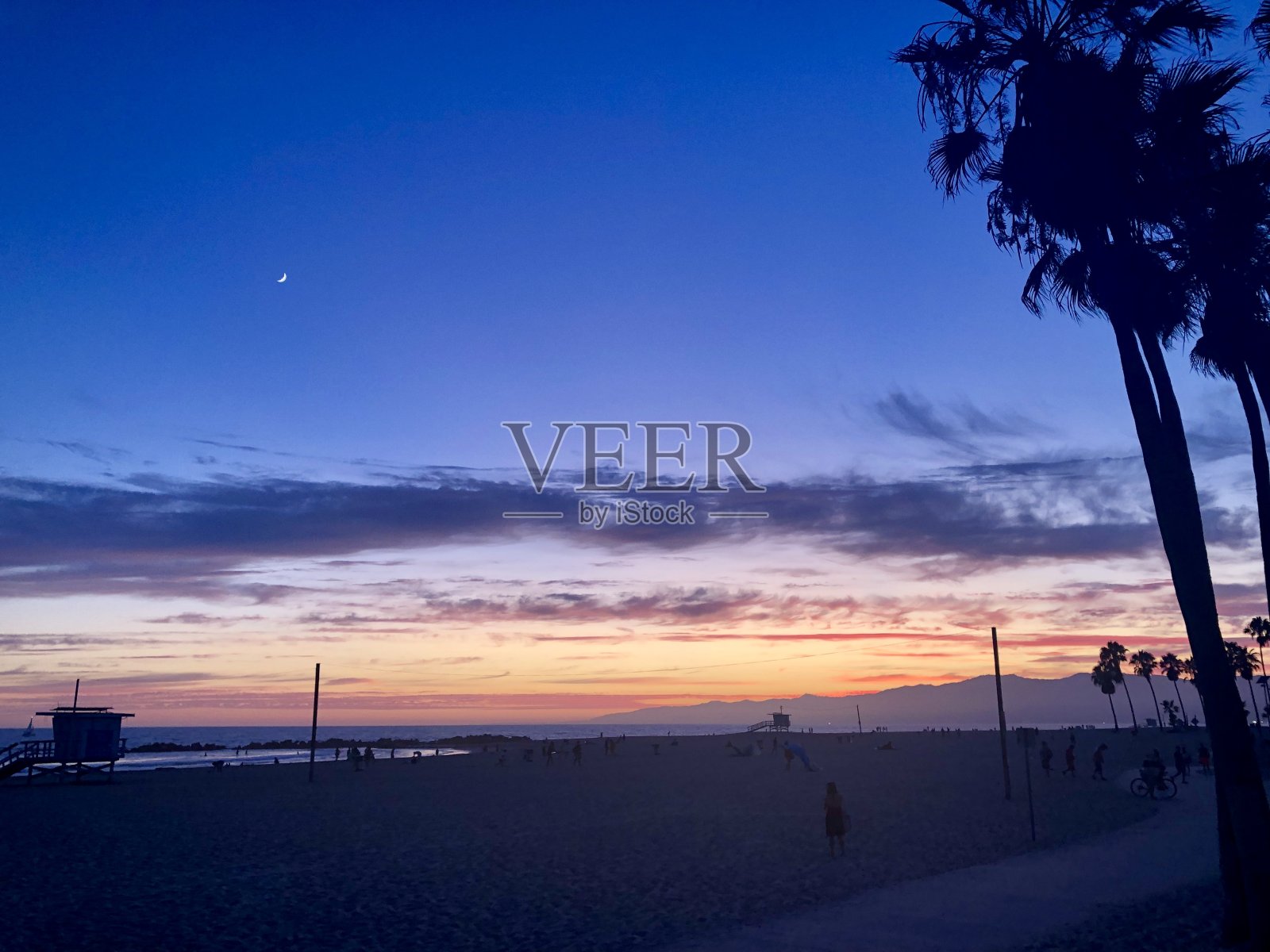 威尼斯海滩的照片照片摄影图片