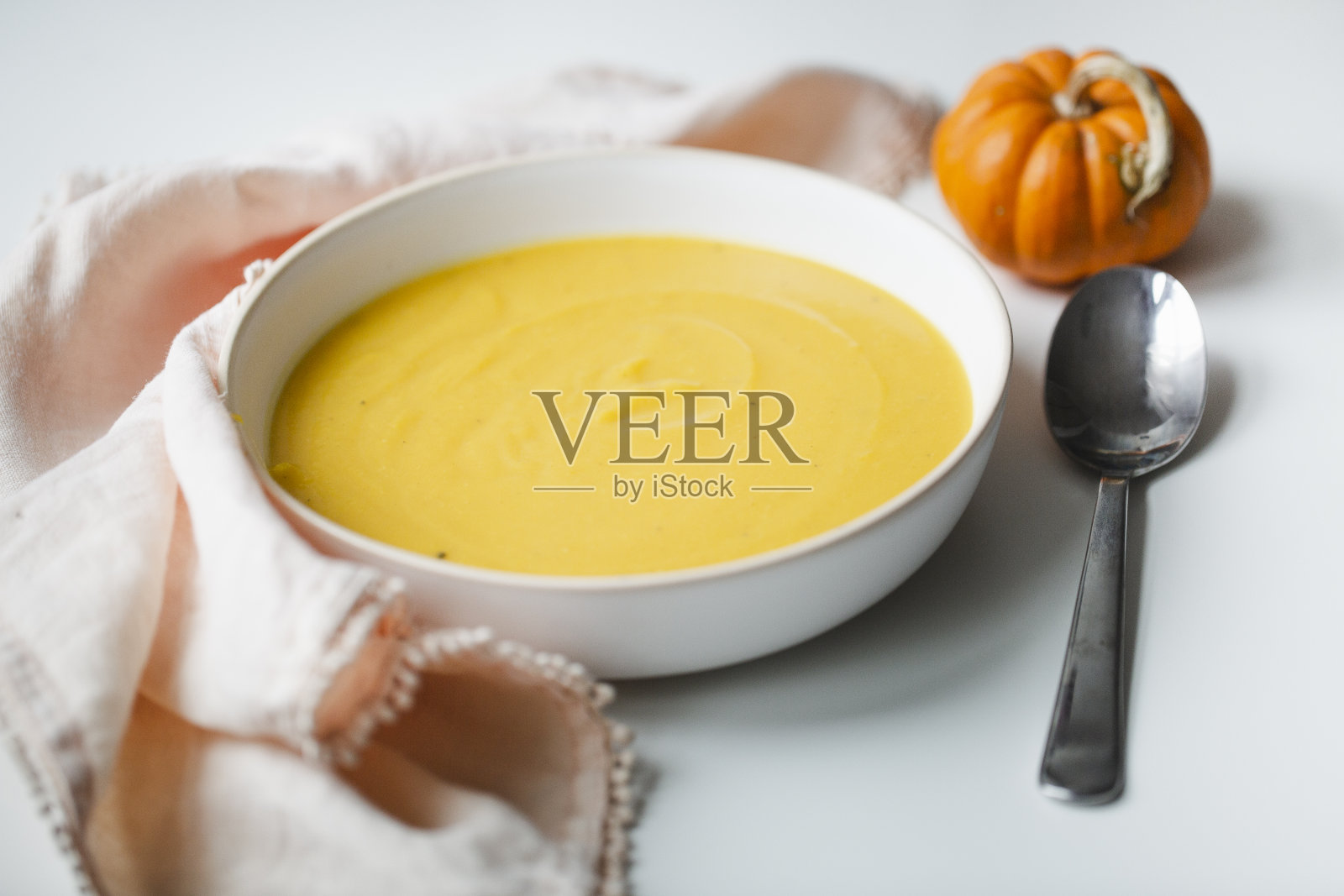 南瓜汤照片摄影图片