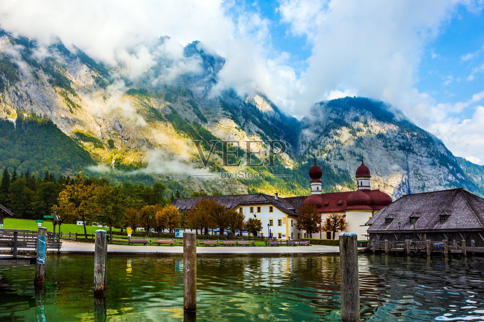 德国最干净的湖照片摄影图片