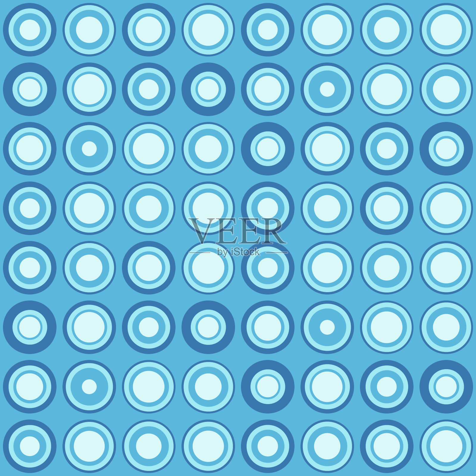 抽象的重复点。矢量斑点无缝模式。插画图片素材