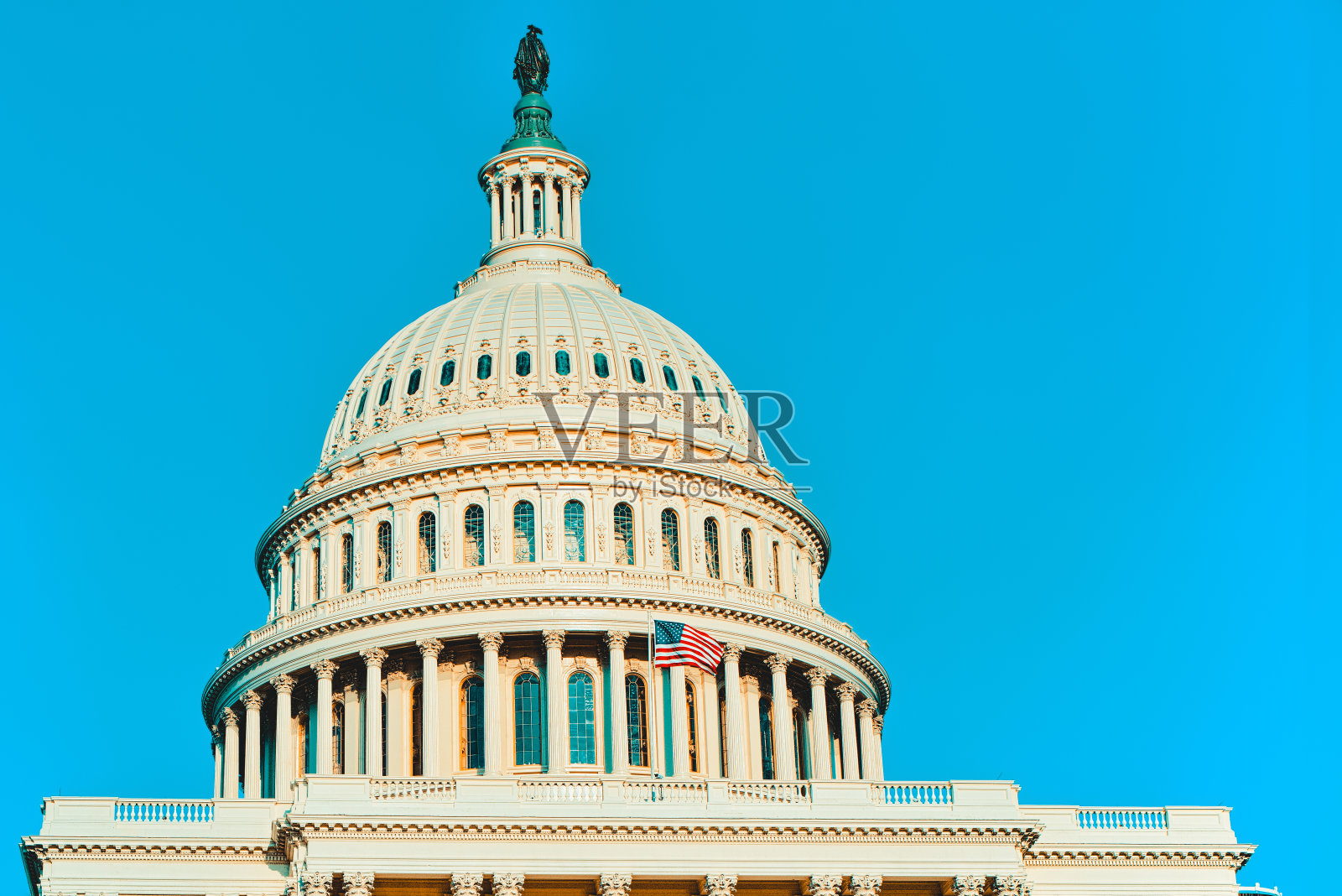 美国华盛顿,美国国会大厦,常称国会大厦。照片摄影图片