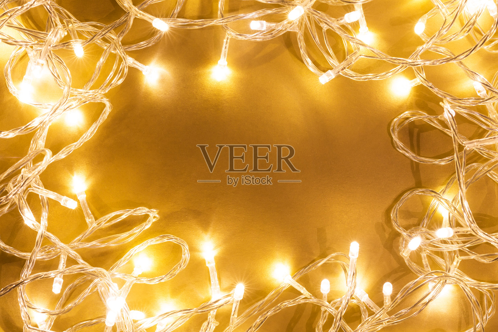 圣诞节的黄金饰品照片摄影图片