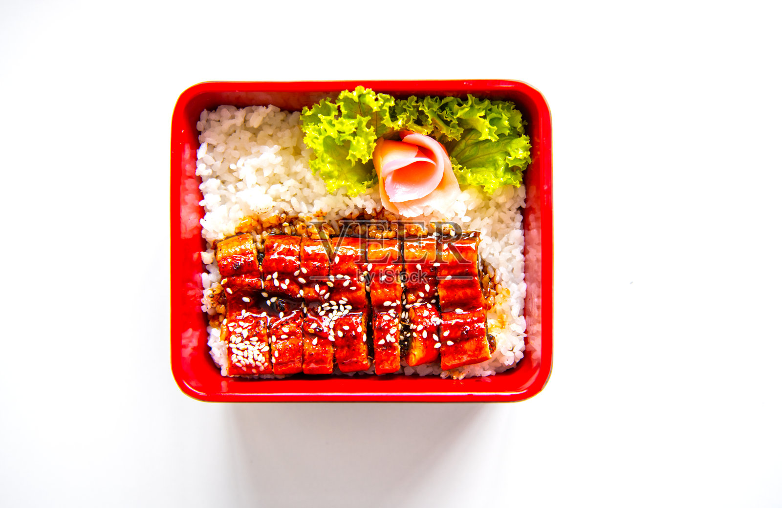 鳗鱼饭,日式甜汁烤鳗鱼照片摄影图片