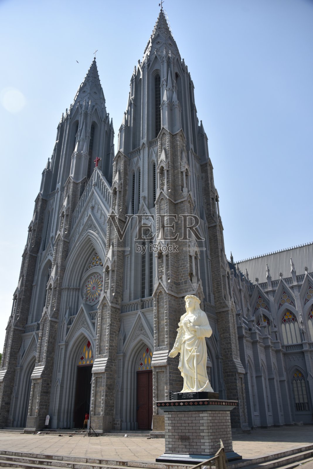 卡纳塔克邦迈索尔的圣约瑟夫和圣菲洛梅娜大教堂照片摄影图片