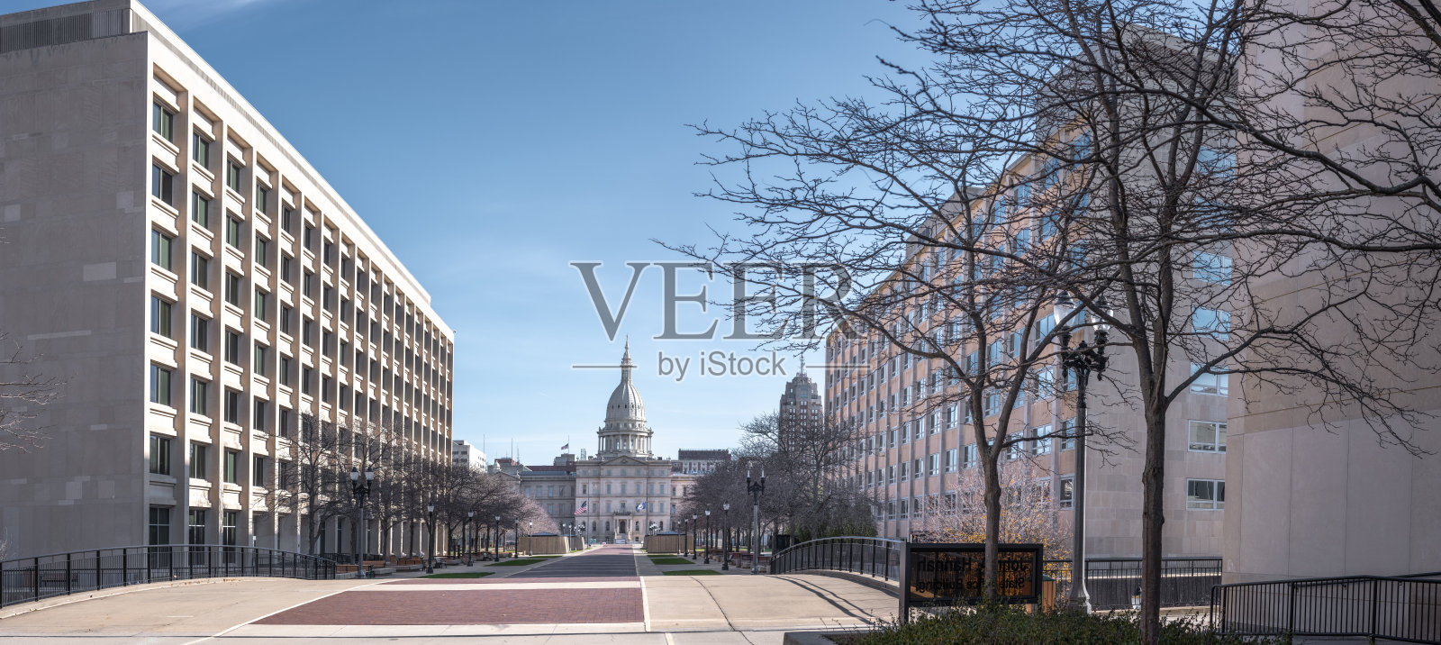 密歇根州首府-兰辛,密歇根州照片摄影图片