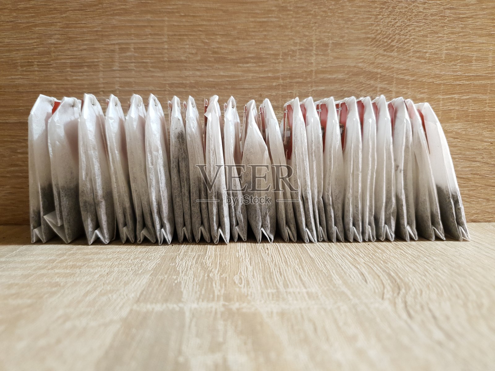 茶叶袋。茶包。一套茶包。照片摄影图片