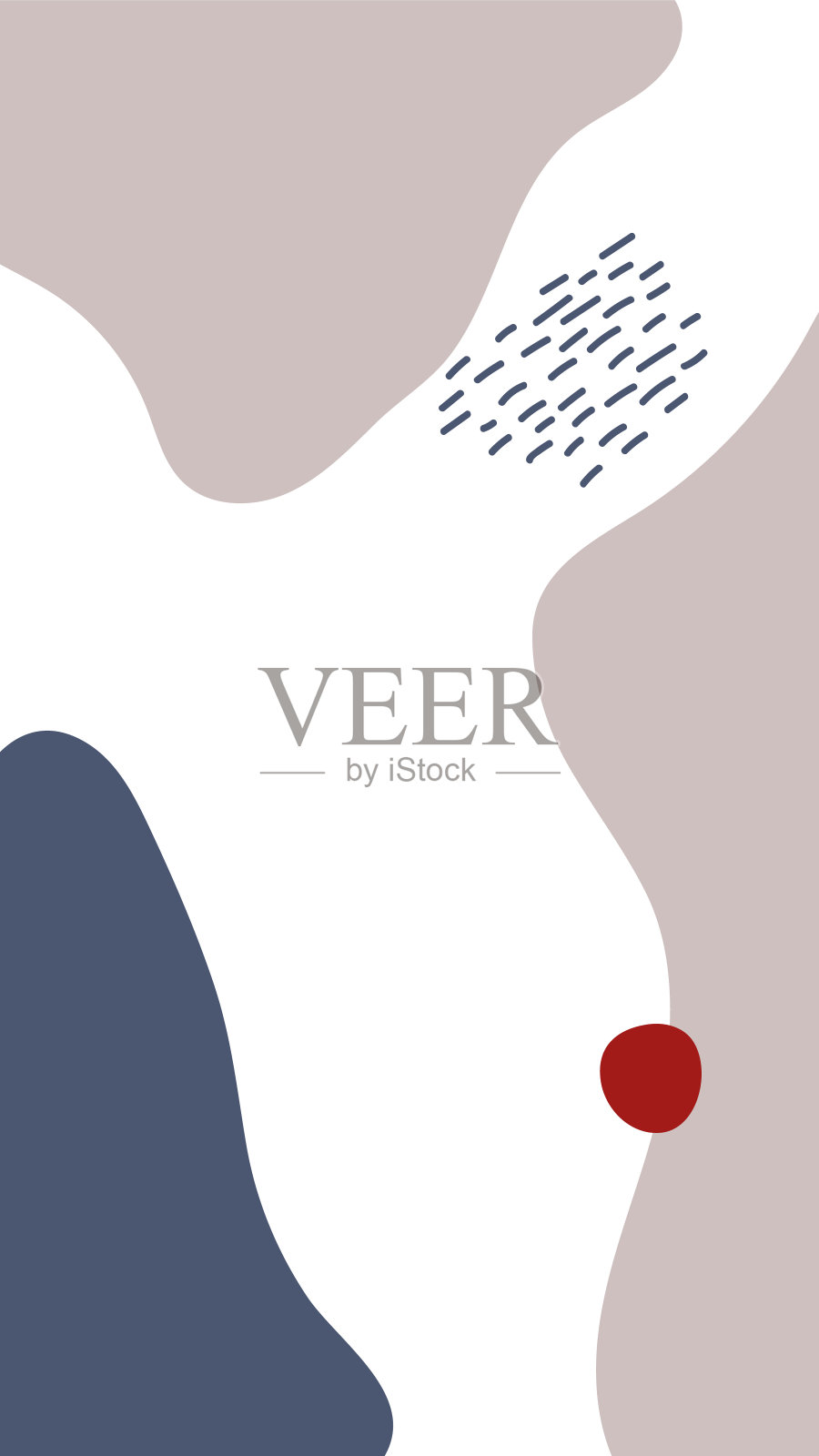 矢量抽象创意背景在最小的时尚风格与文本复制空间。为社交媒体故事和博客设计模板。简单,时尚和最小的旗帜设计插画图片素材