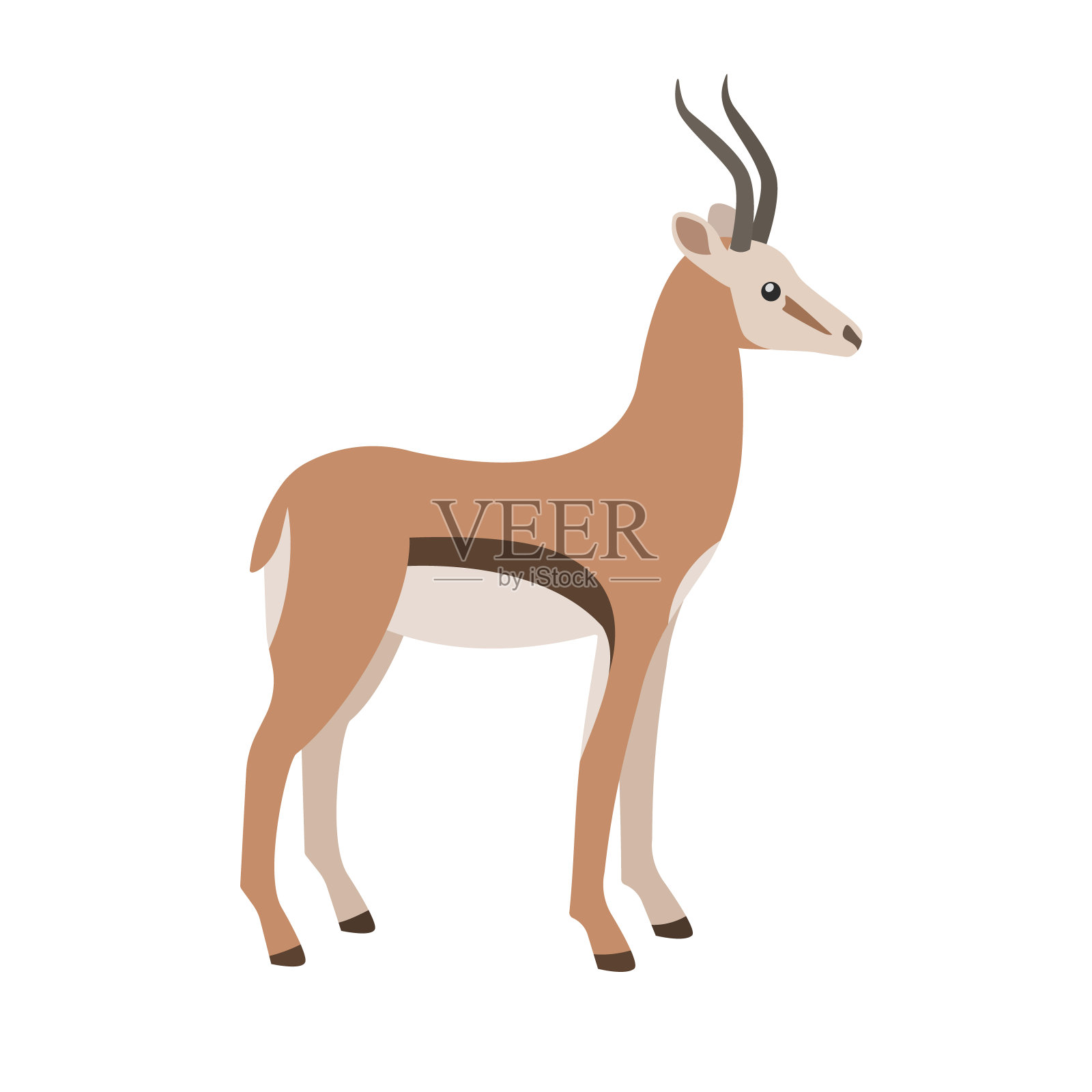 跳羚。设计元素图片