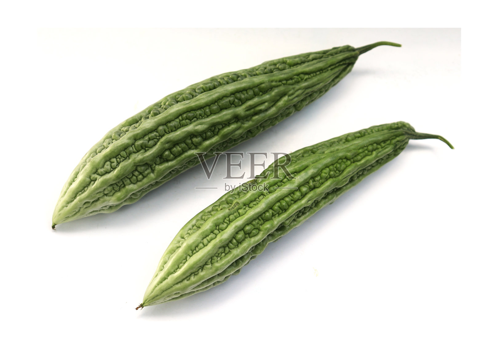 苦瓜,苦瓜,苦瓜,苦瓜孤立在白色背景上照片摄影图片