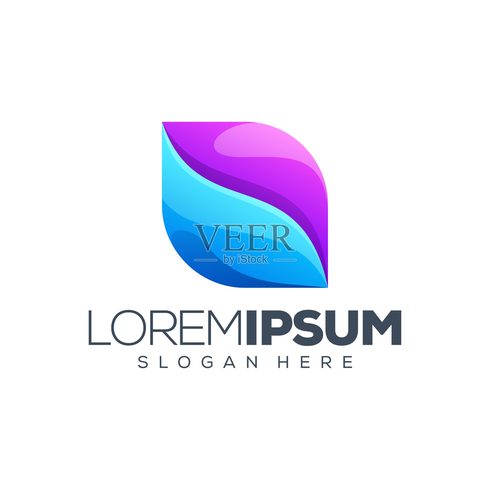 彩色标志设计矢量插图插画图片素材