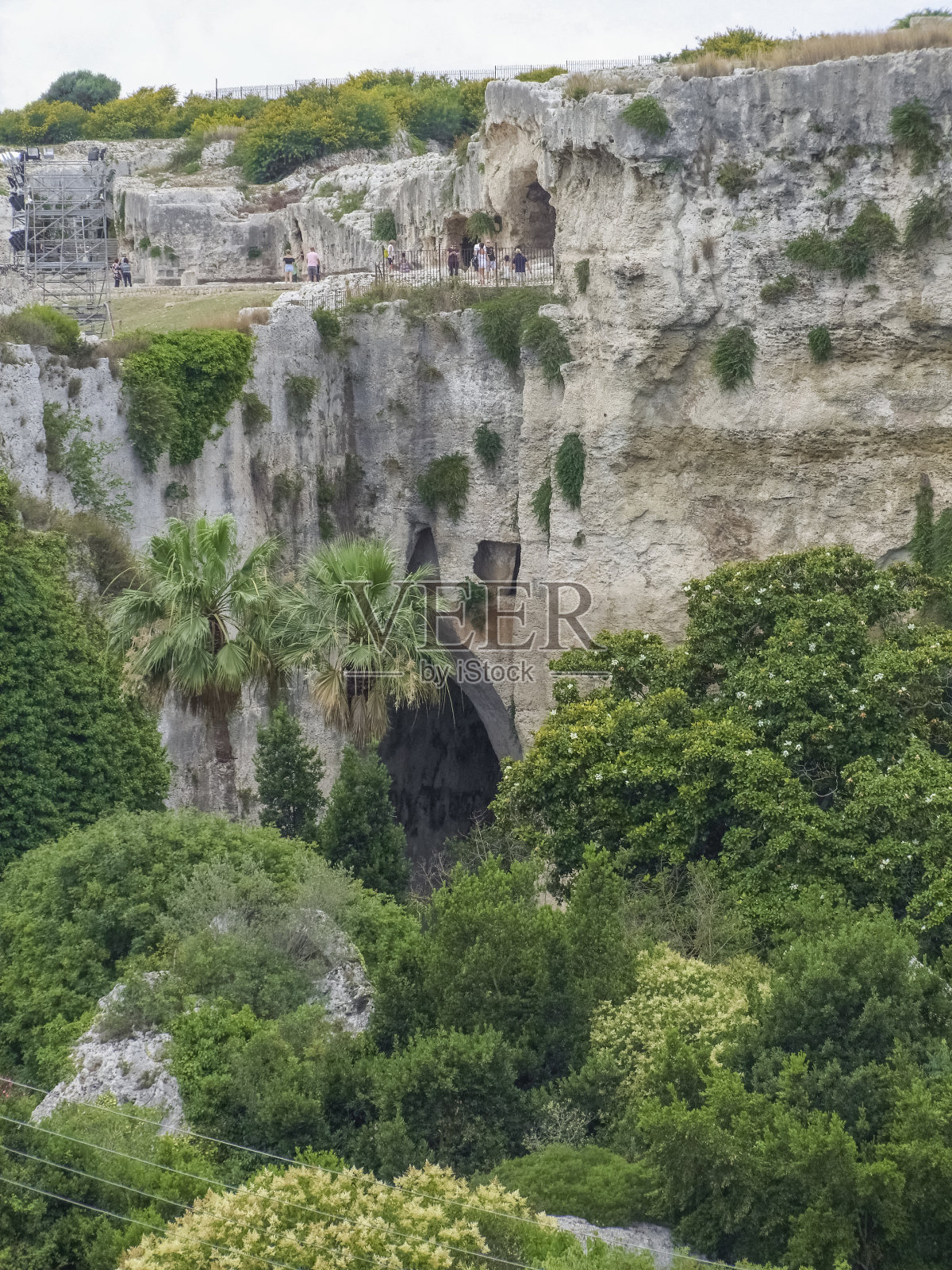 西西里的古锡拉库扎照片摄影图片