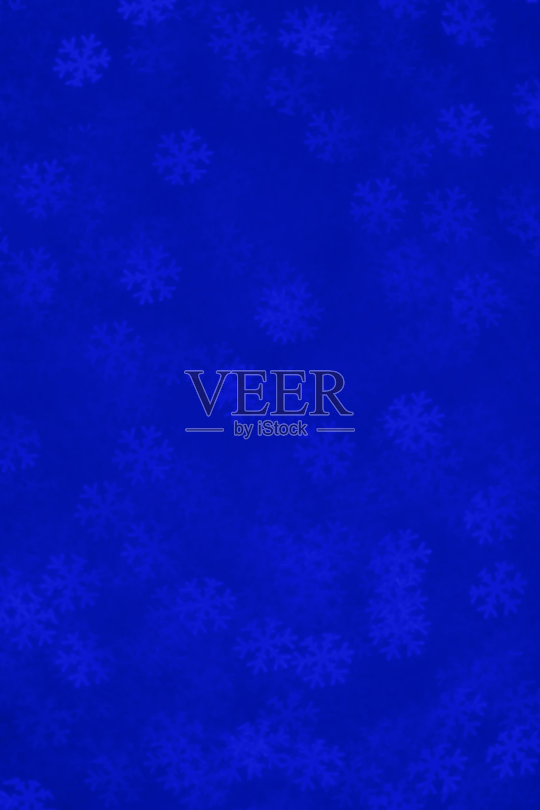 圣诞背景-雪花形状的散景(蓝色)照片摄影图片