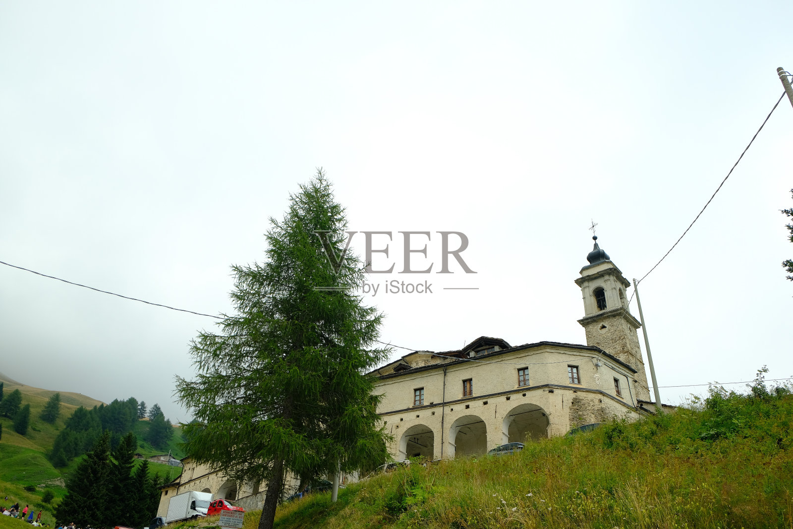 马格诺城堡的避难所,一个中世纪的要塞照片摄影图片