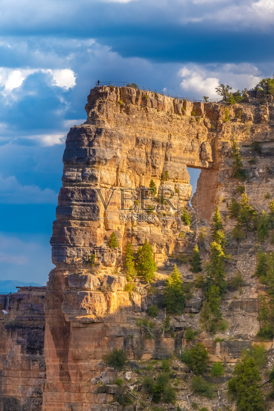 皇家角,美国亚利桑那州大峡谷国家公园北缘风景大道最南端的视角照片摄影图片