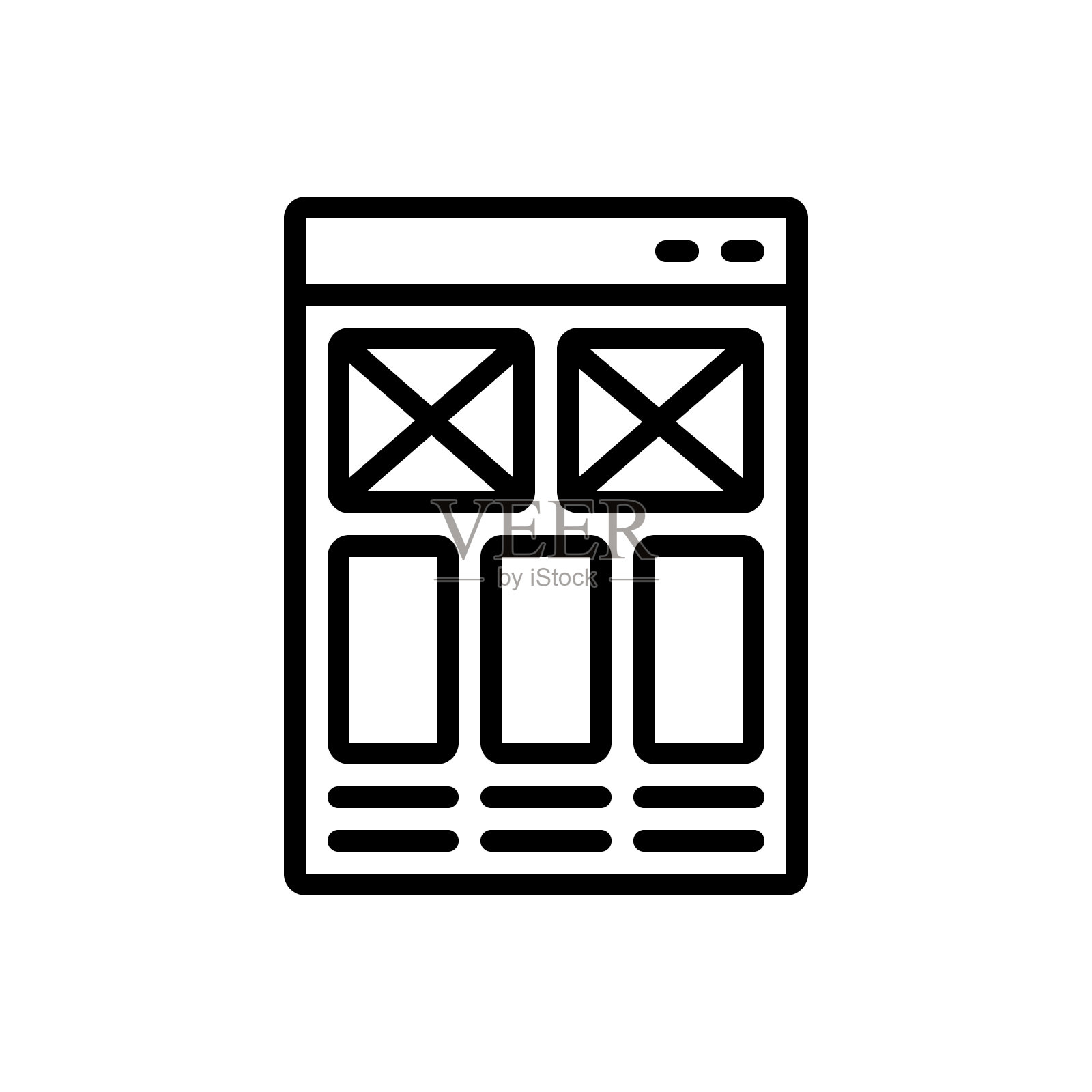 网站草图插画图片素材