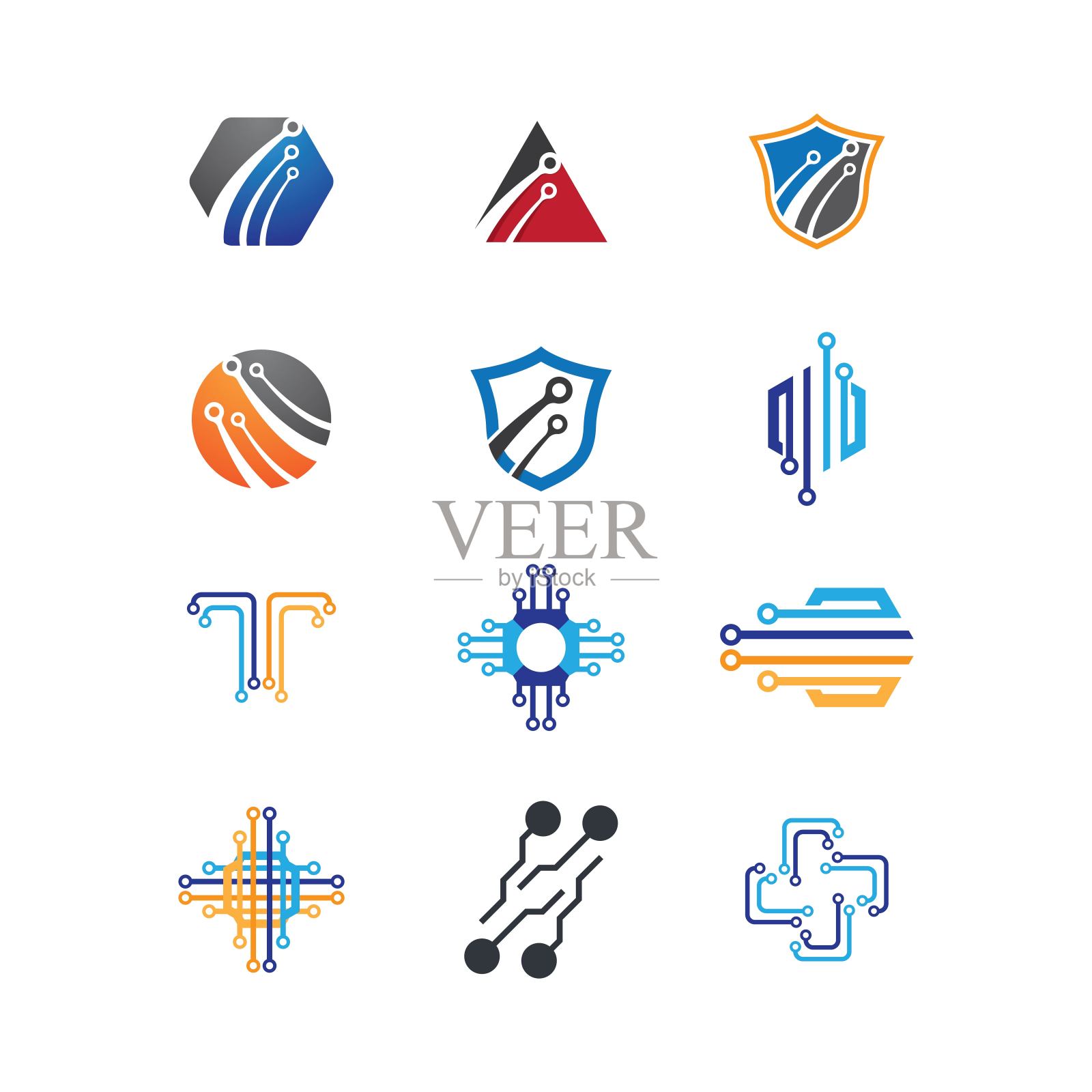 技术的矢量图标图标素材