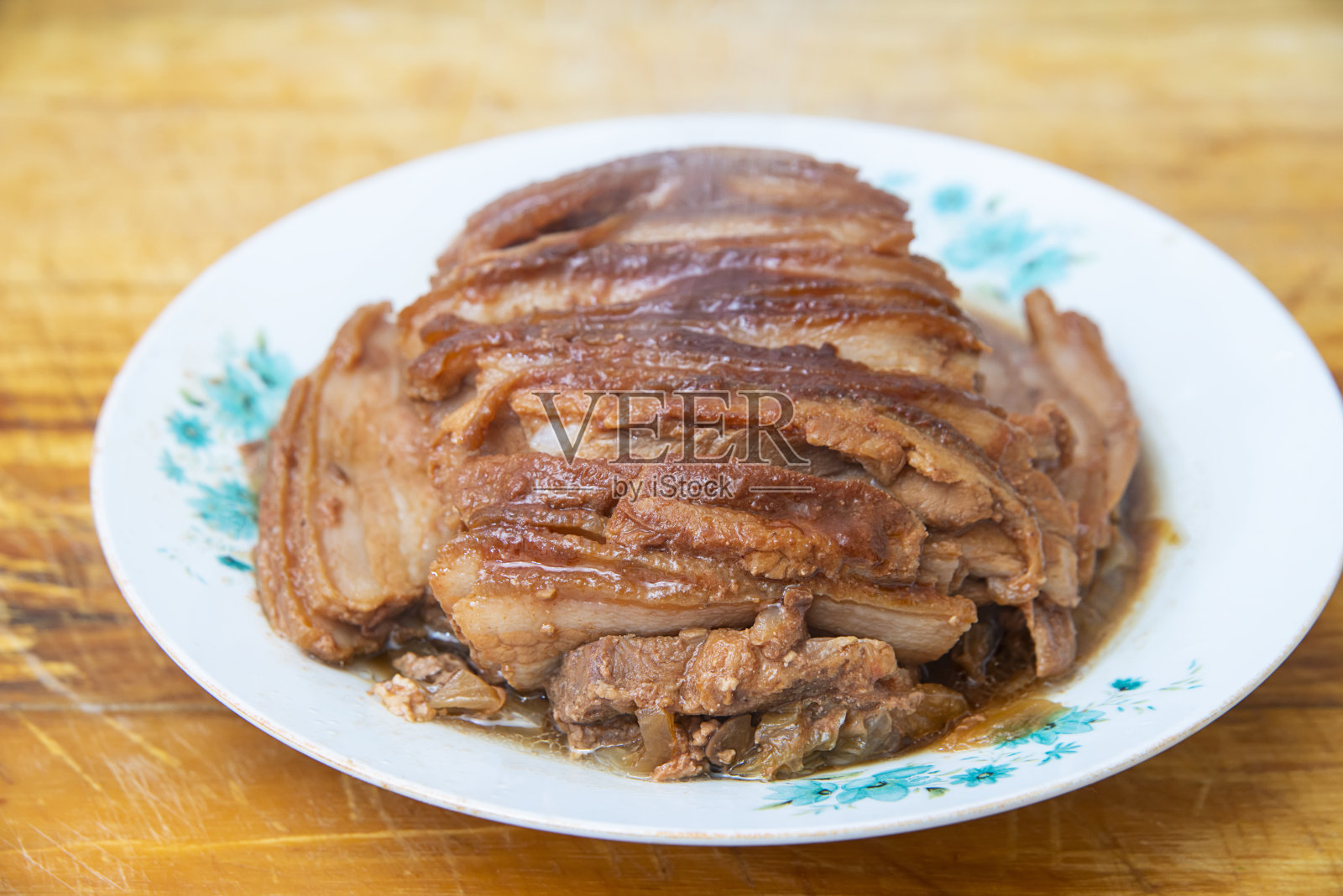 红烧肉照片摄影图片