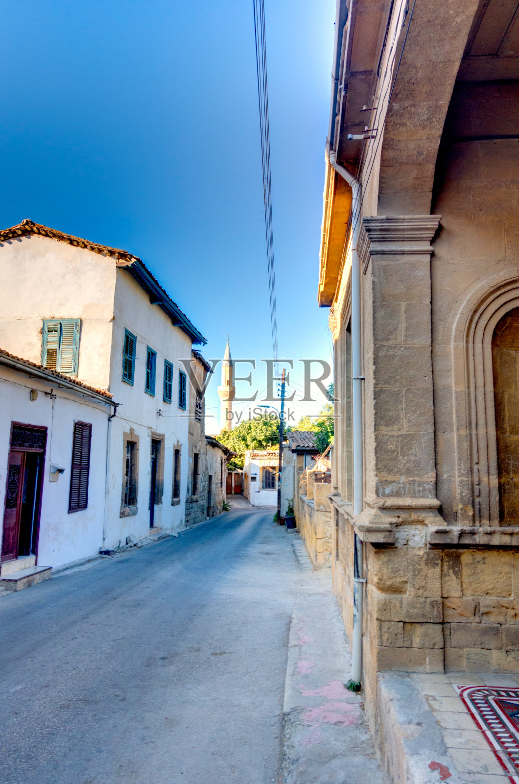 老尼科西亚街景,土耳其占领地区照片摄影图片