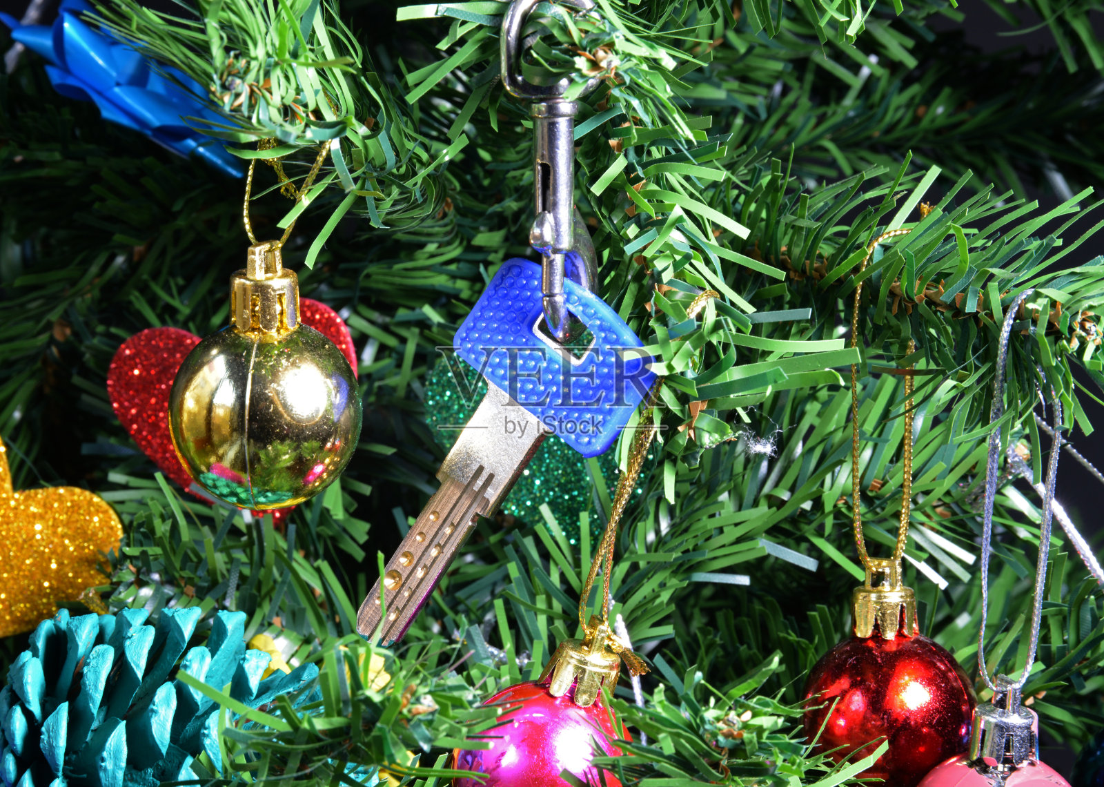 圣诞背景和礼物照片摄影图片