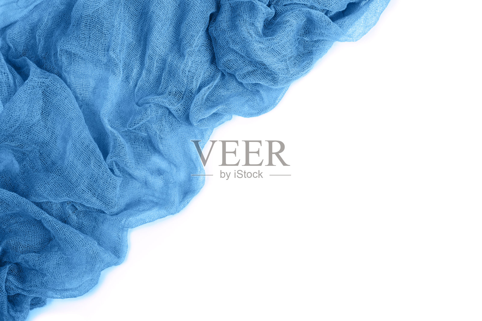 紫外线纱织物隔离在白色的背景。前视图。照片摄影图片