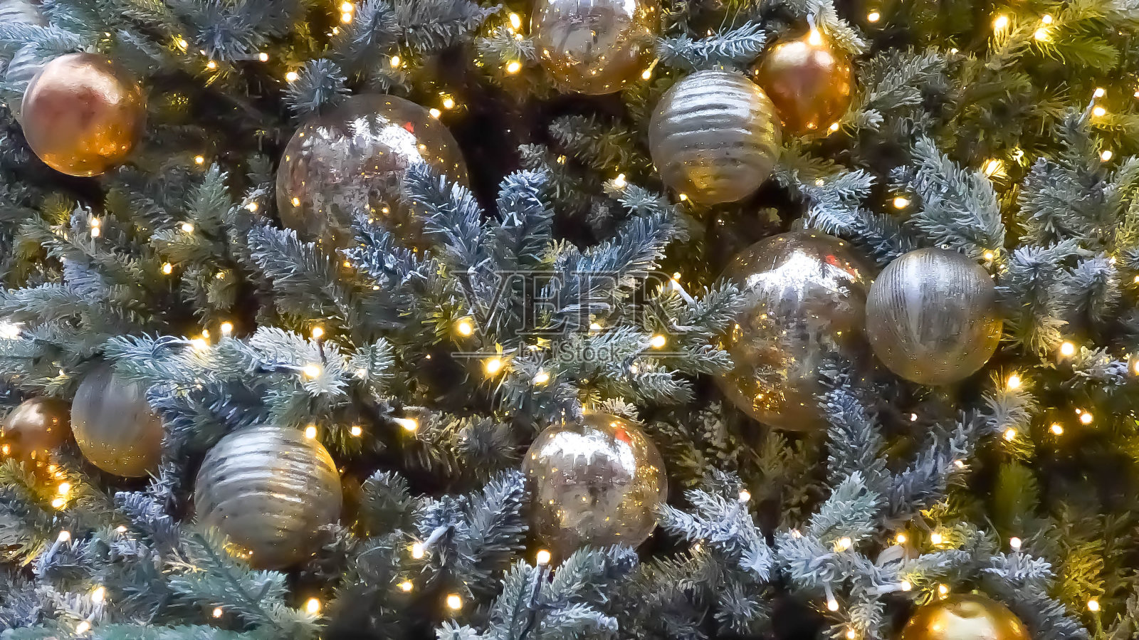 圣诞树装饰品照片摄影图片