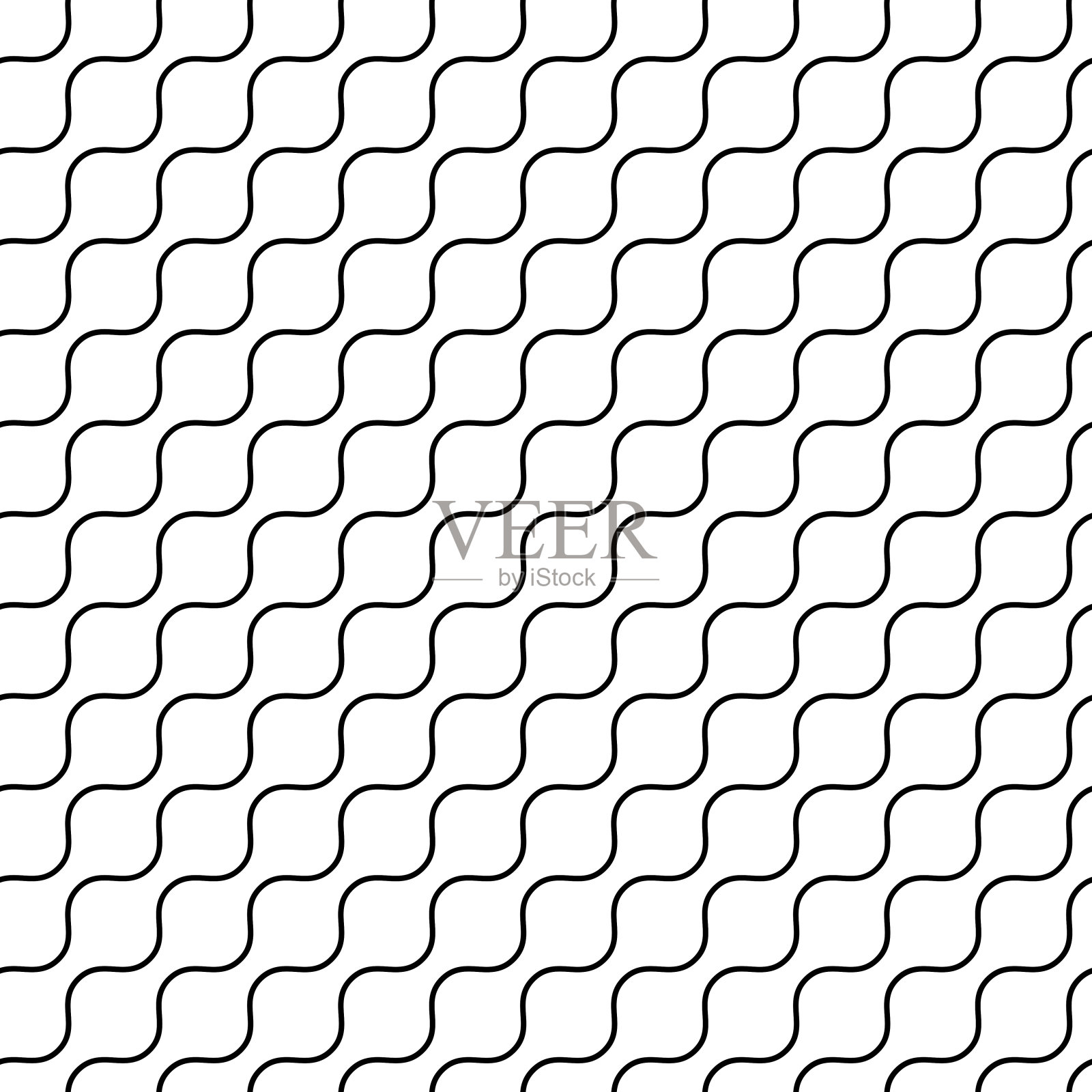 无缝黑白最小几何图案矢量背景。完美的壁纸,图案填充,网页背景,表面纹理,纺织品插画图片素材