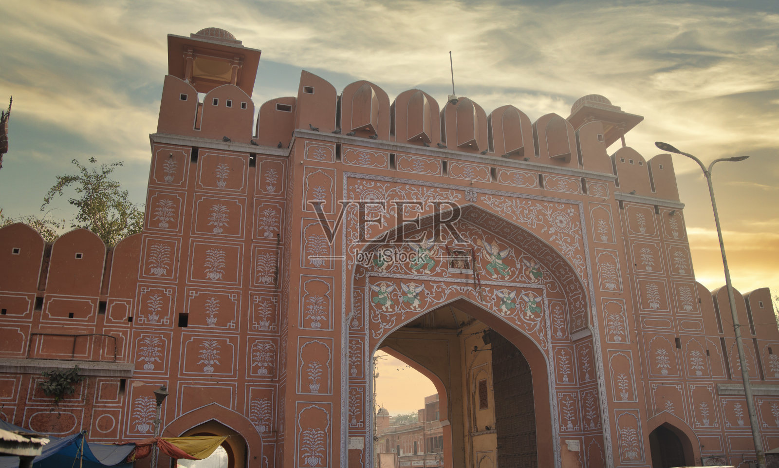 粉红之城照片摄影图片