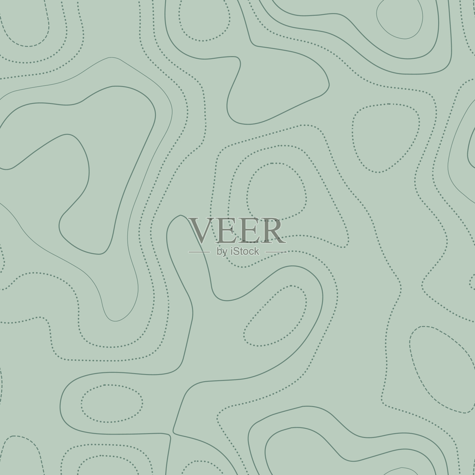 抽象的地形。插画图片素材