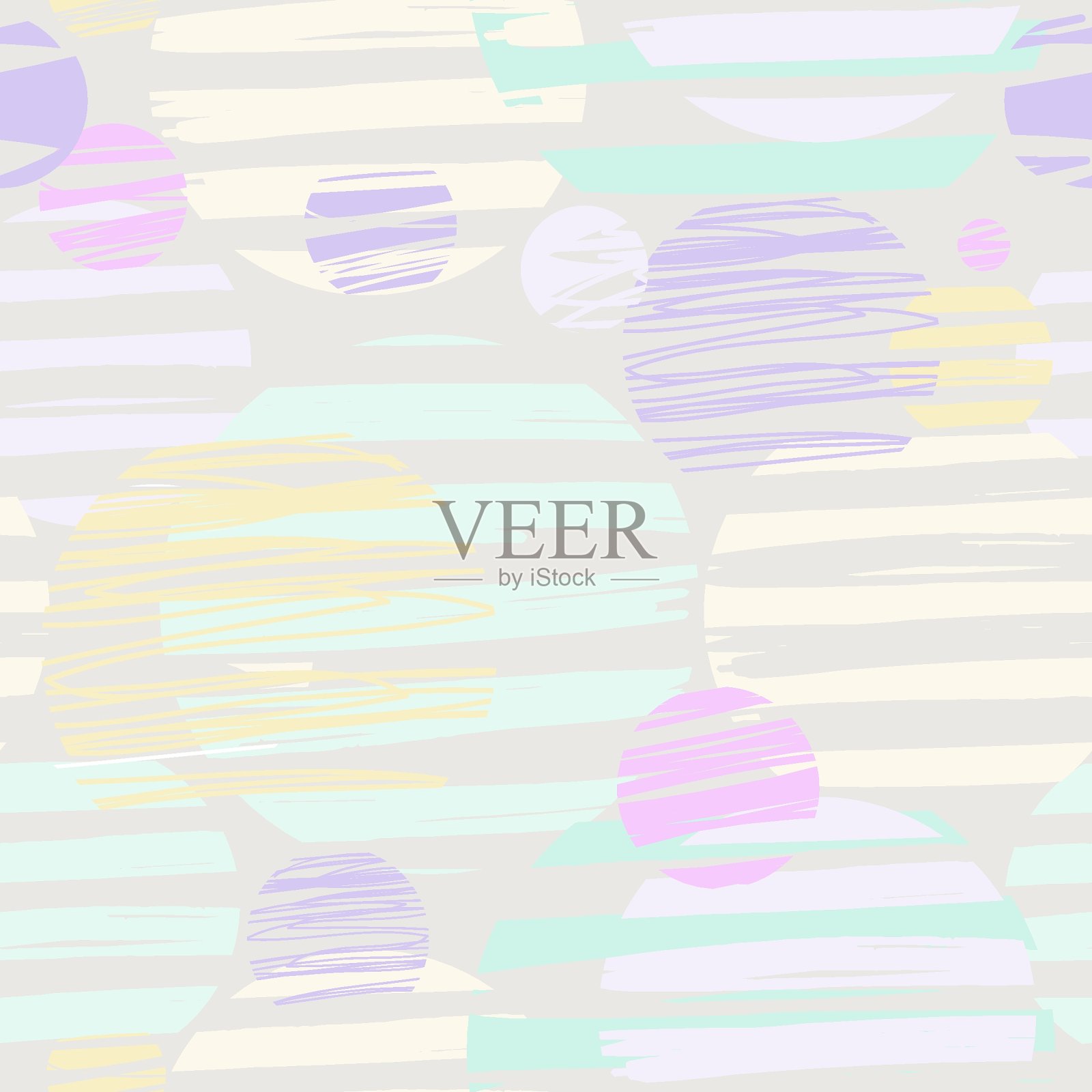 抽象图案的斑点在柔和的颜色插画图片素材