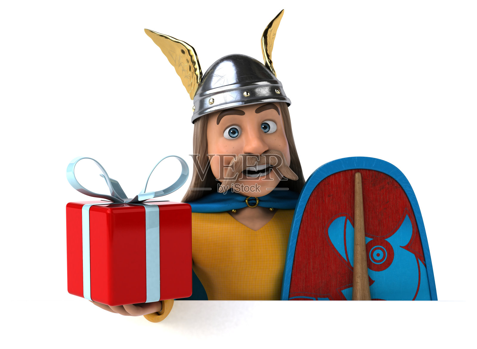 高卢乐趣- 3D插图照片摄影图片