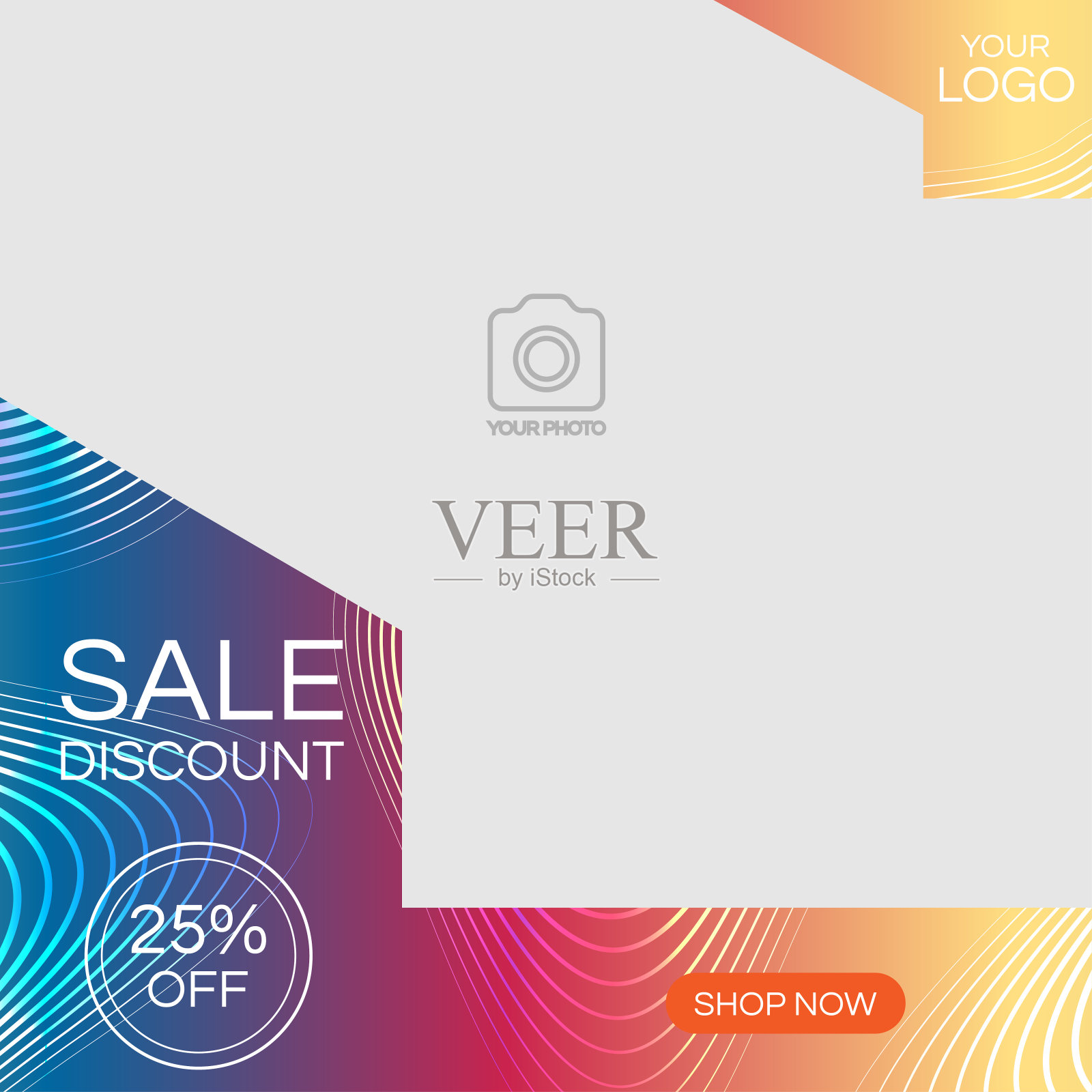 时尚社交媒体帖子模板设计设计模板素材