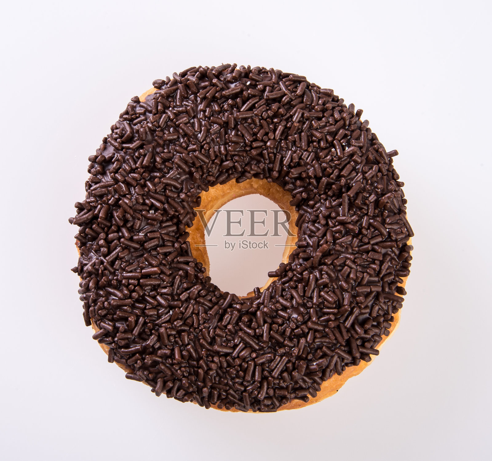 甜甜圈孤立在白色背景照片摄影图片