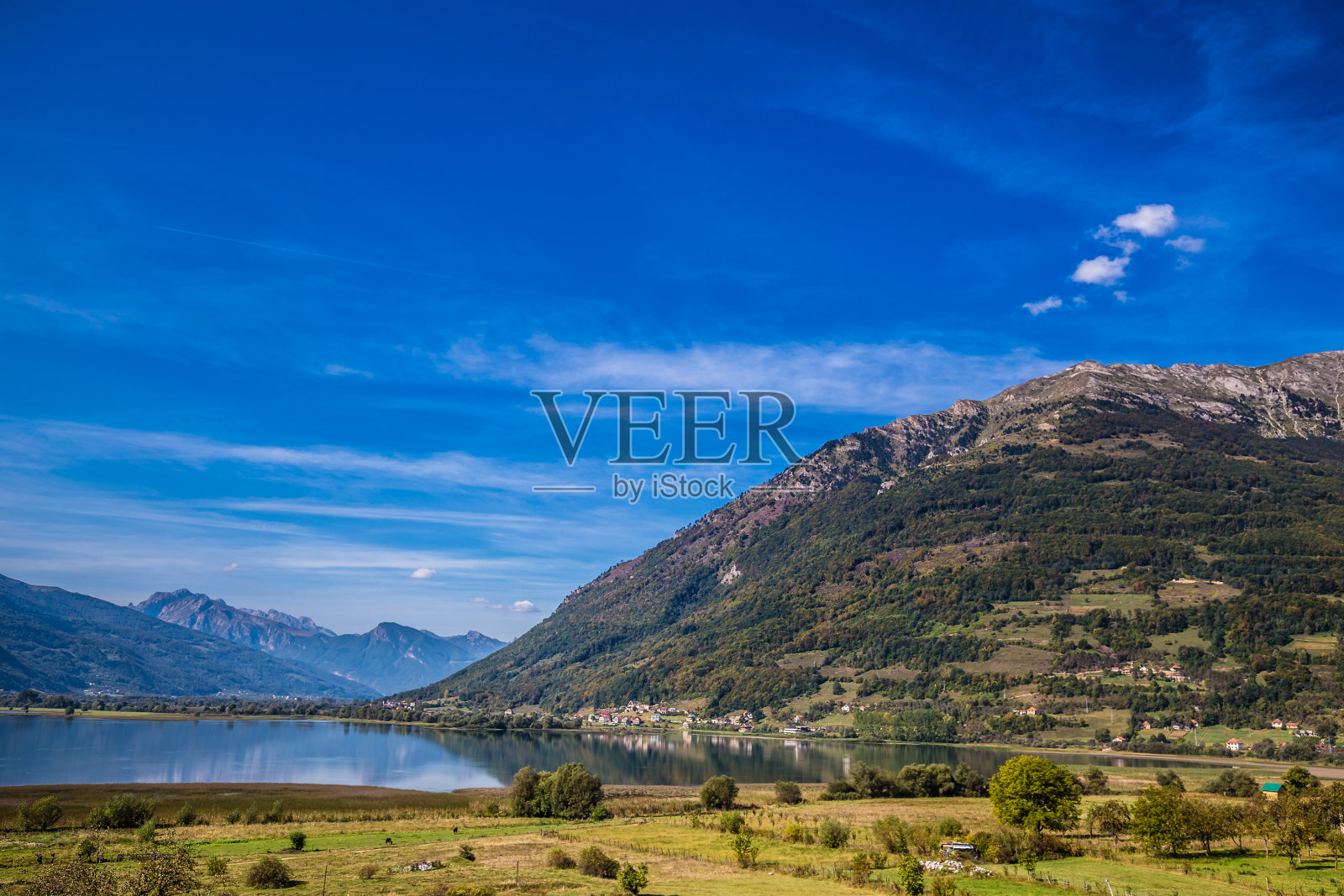 普拉夫湖 (普拉夫斯科湖) - 黑山, 欧洲照片摄影图片