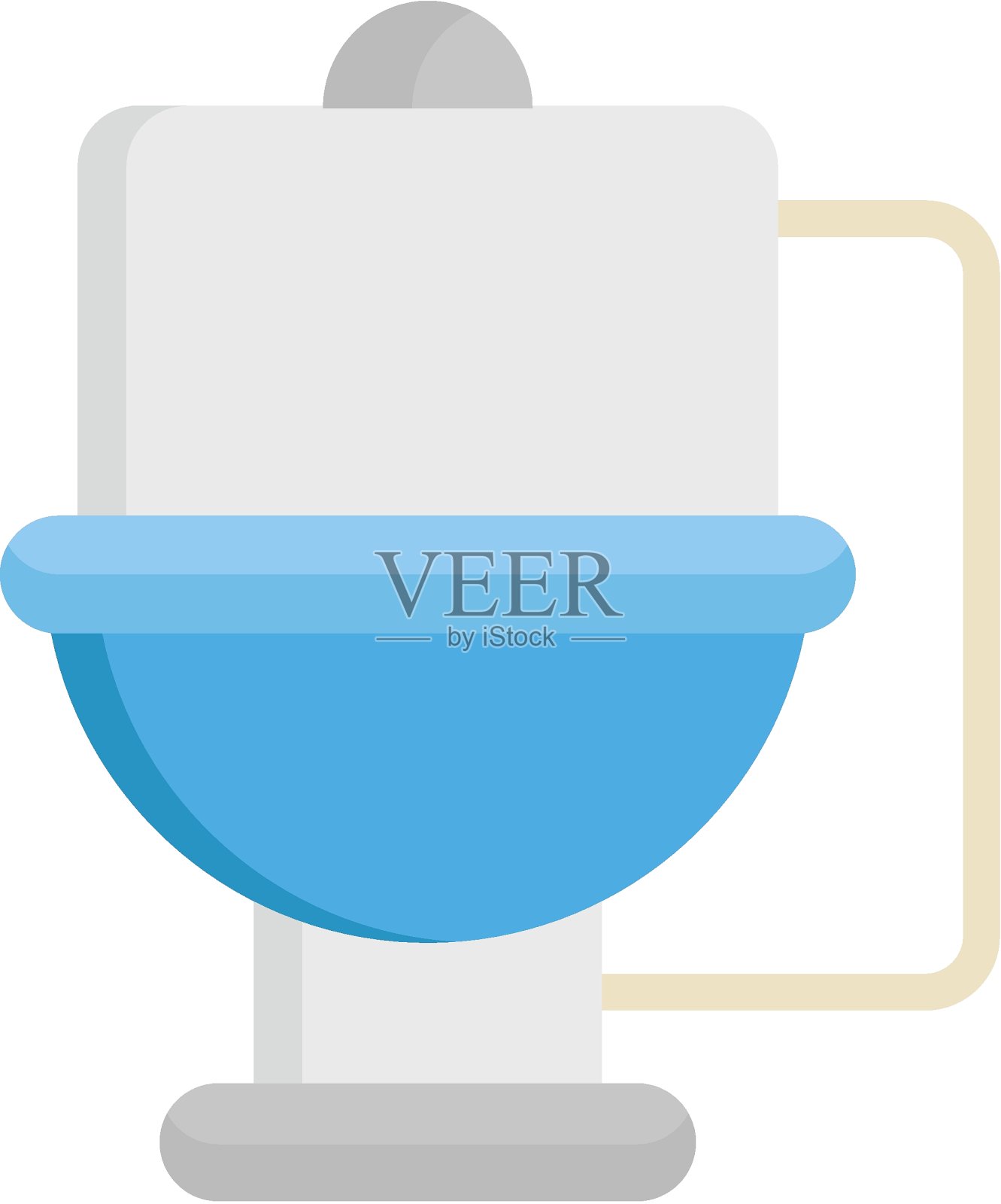 厕所。。。插画图片素材