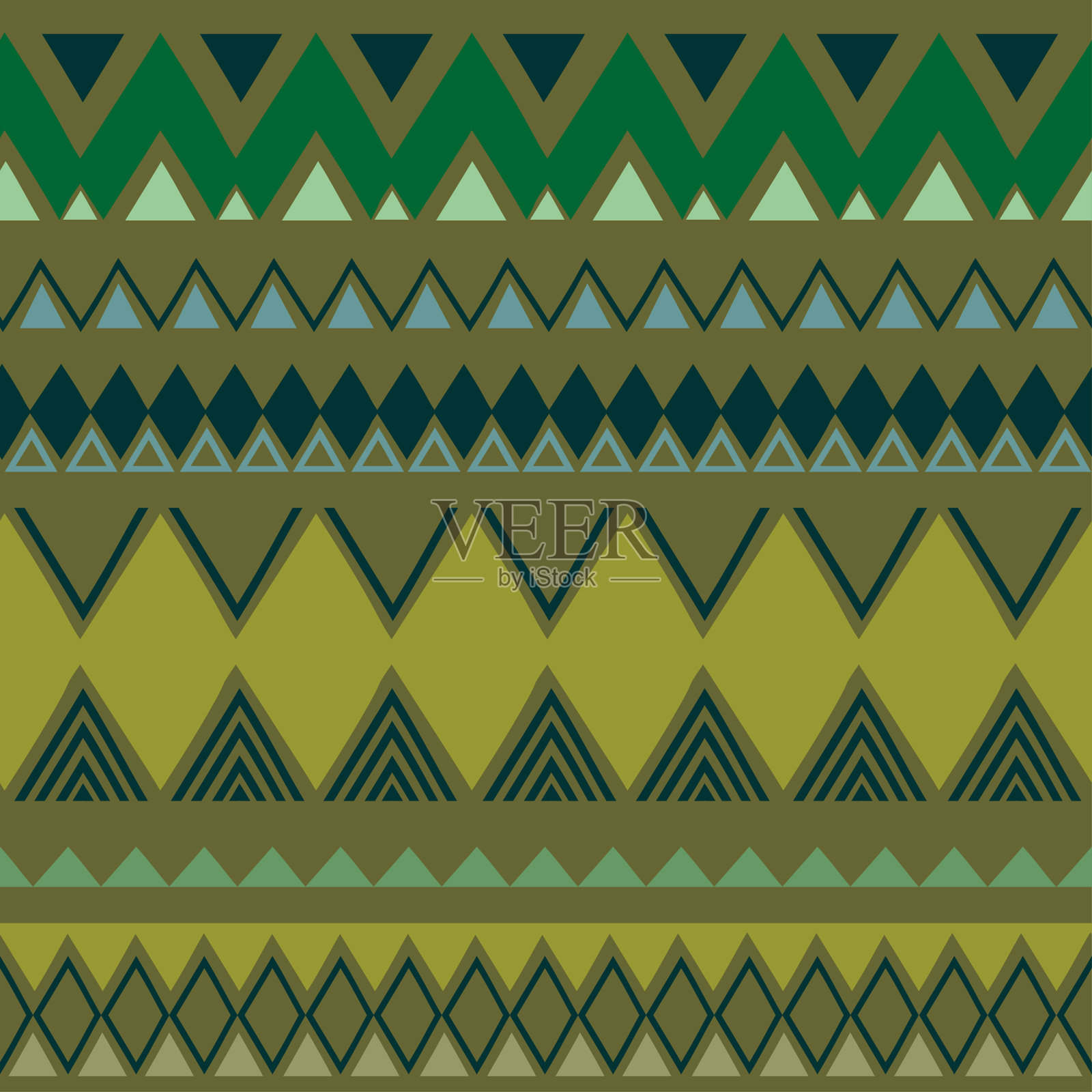 伊卡特几何民俗装饰物。部落民族矢量纹理。无缝条纹图案在阿兹特克风格。条纹手绘矢量时装纺织印花准备。插画图片素材