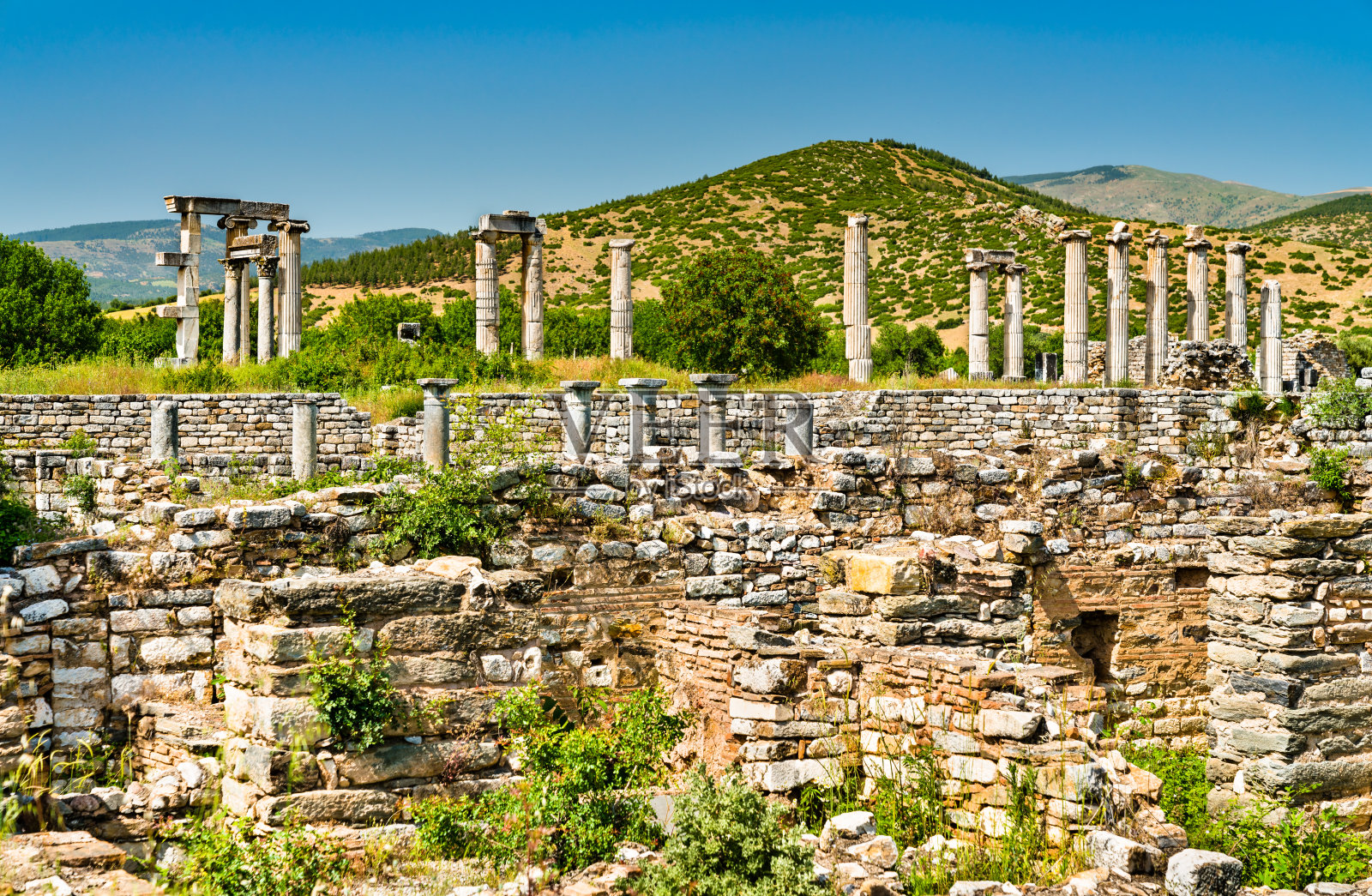 土耳其的Aphrodisias遗址照片摄影图片