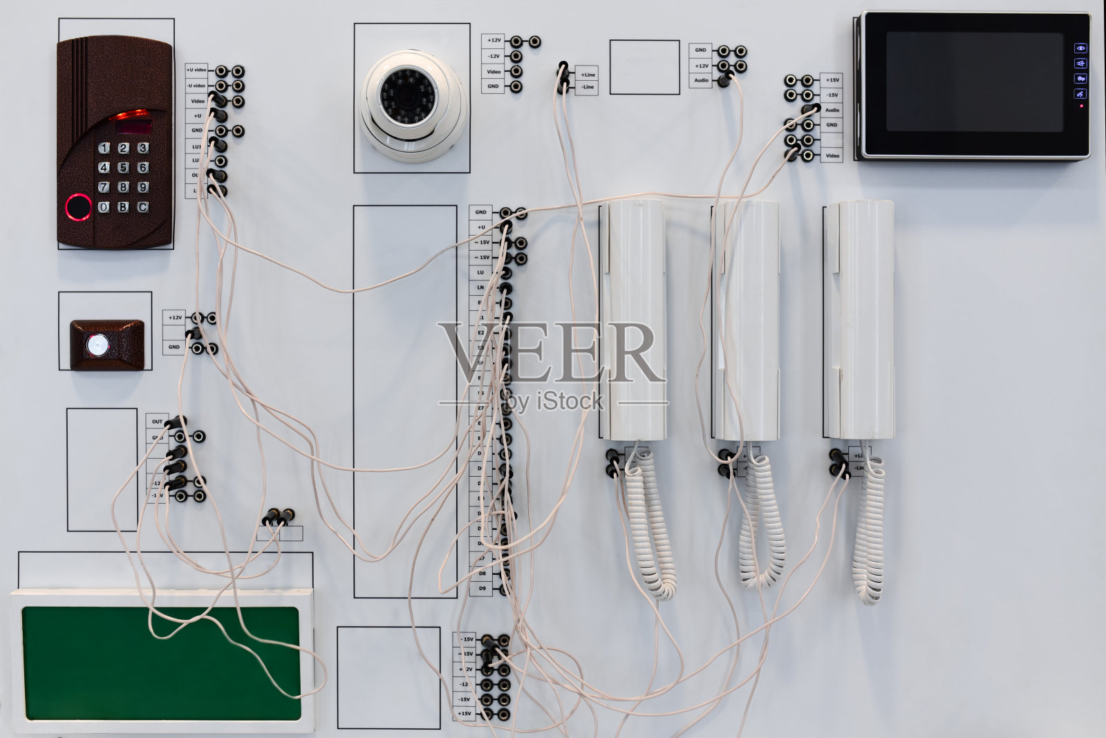 用于测试家庭门禁系统照片摄影图片