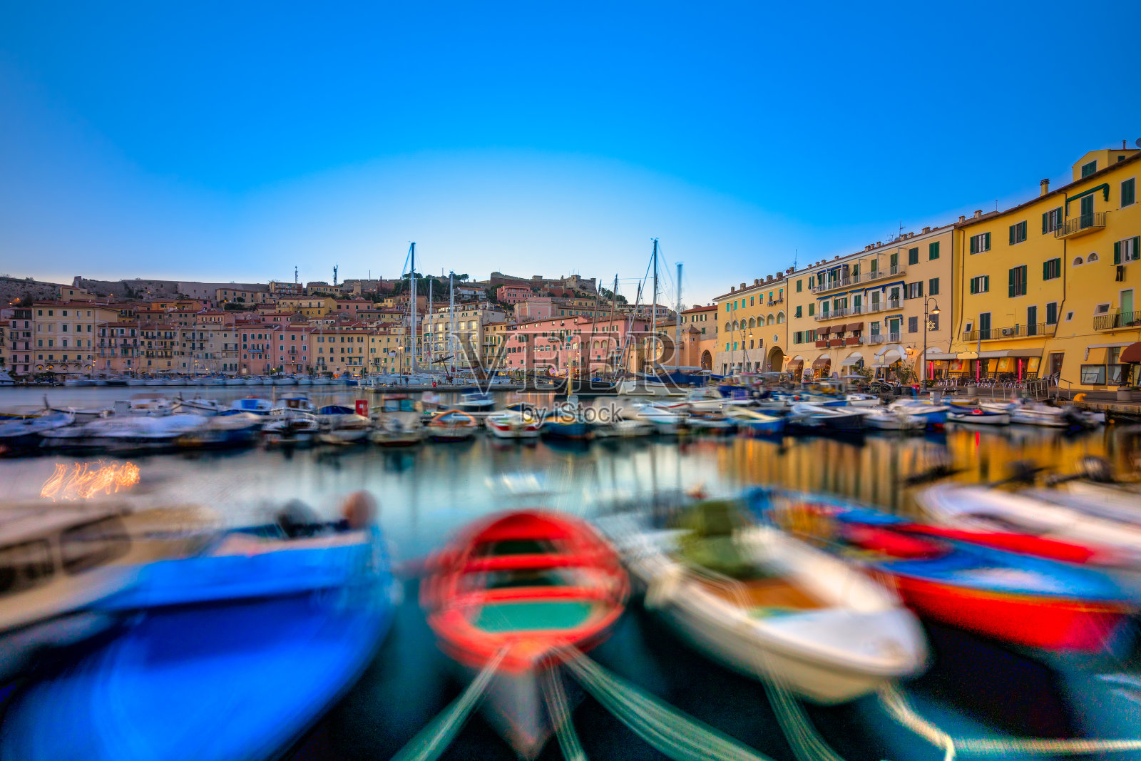 波尔托费拉约,厄尔巴岛,托斯卡纳,意大利照片摄影图片