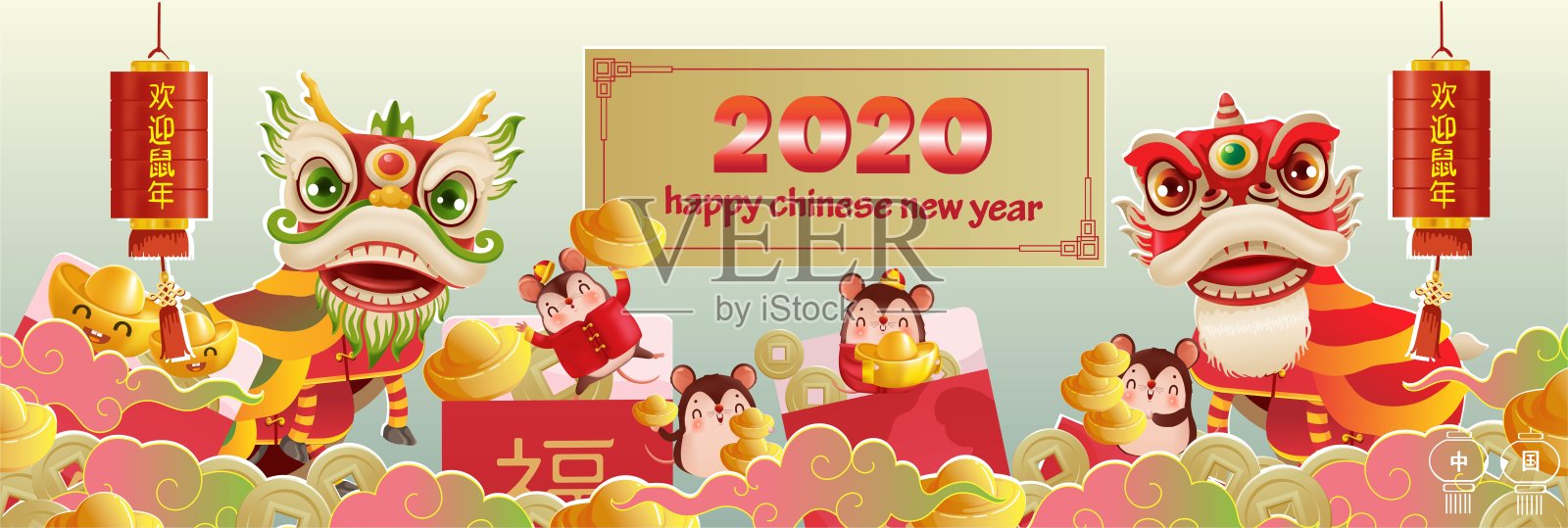 中国新年插画图片素材