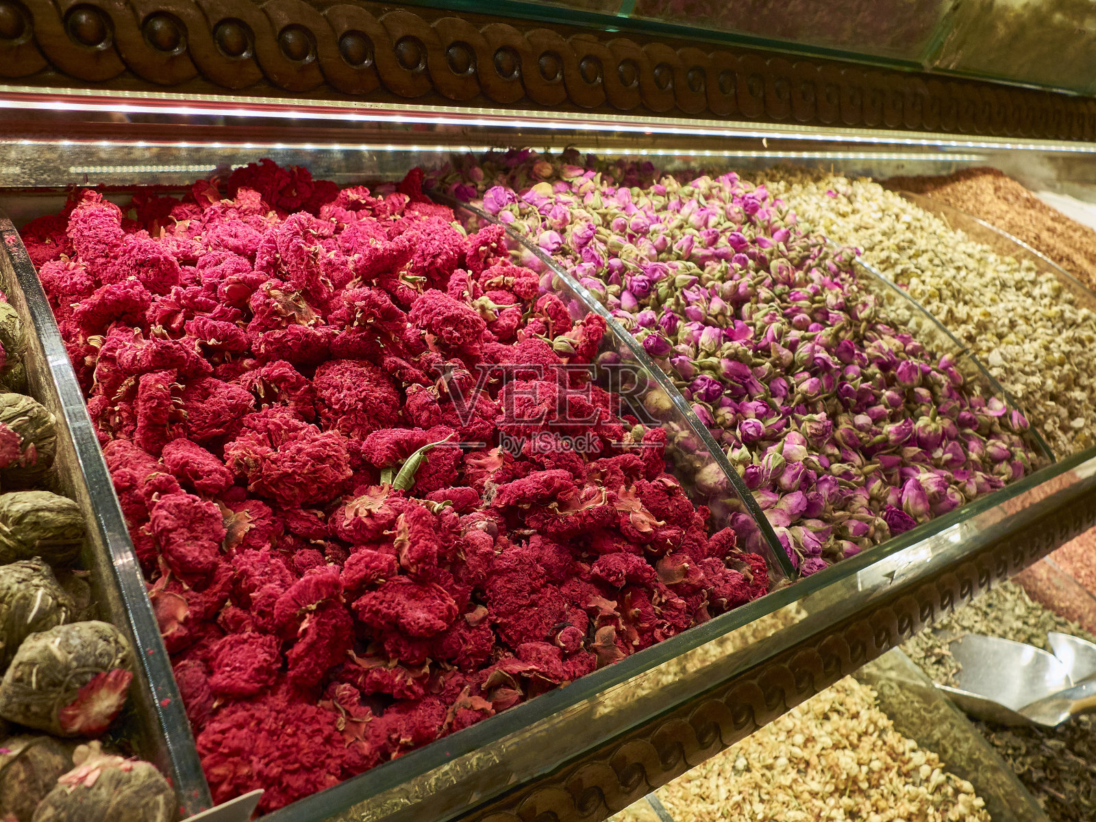 土耳其市场干花与香料照片摄影图片