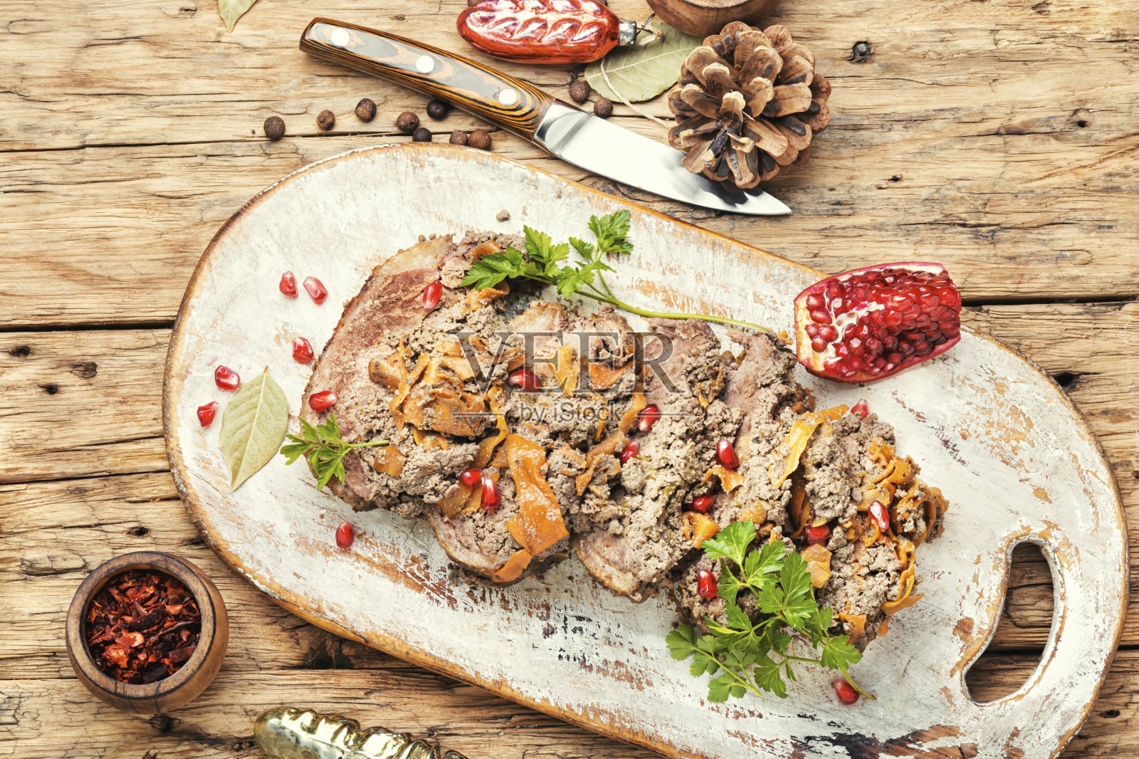 肉的节日。照片摄影图片